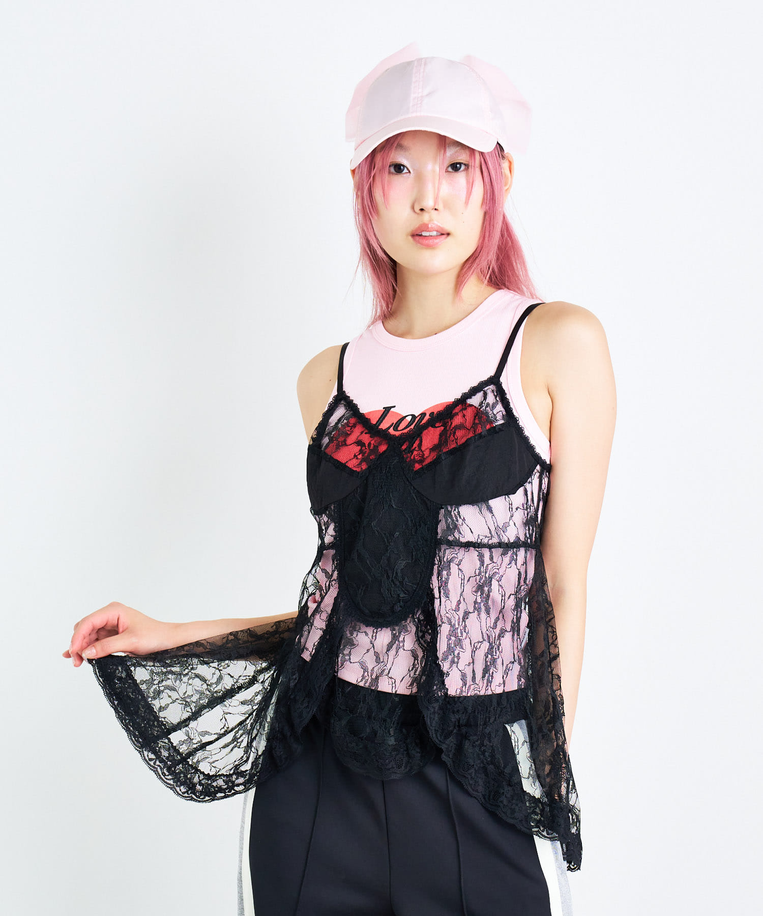 ANNA SUI NYC　マーメイドレースキャミソール