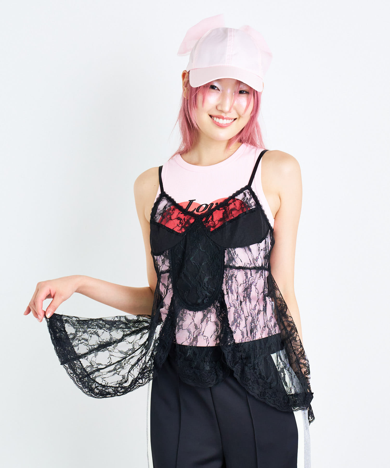 身長：172cm サイズ：one