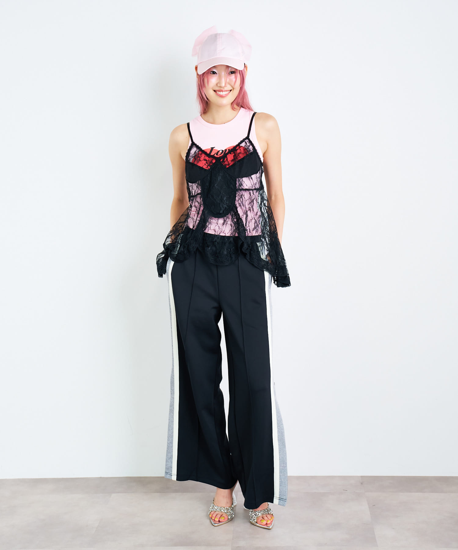 身長：172cm サイズ：one