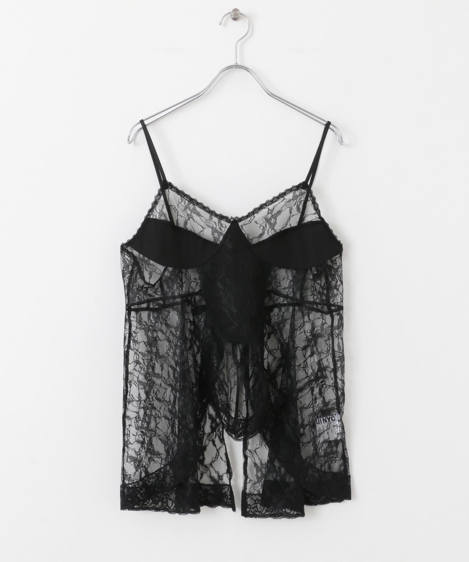 ANNA SUI NYC　マーメイドレースキャミソール BLACK one