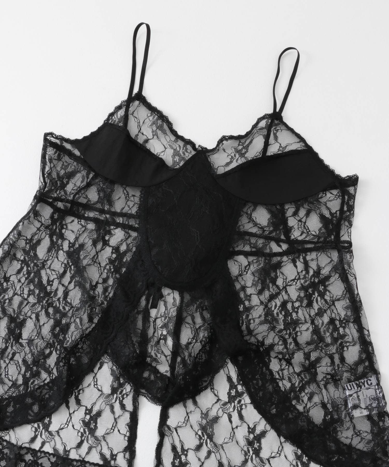 ANNA SUI NYC　マーメイドレースキャミソール BLACK one