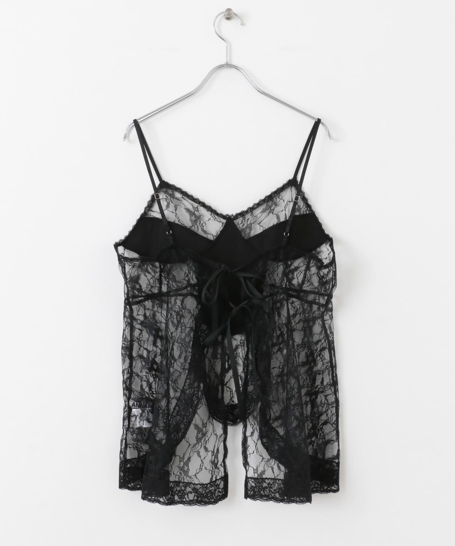 ANNA SUI NYC　マーメイドレースキャミソール BLACK one