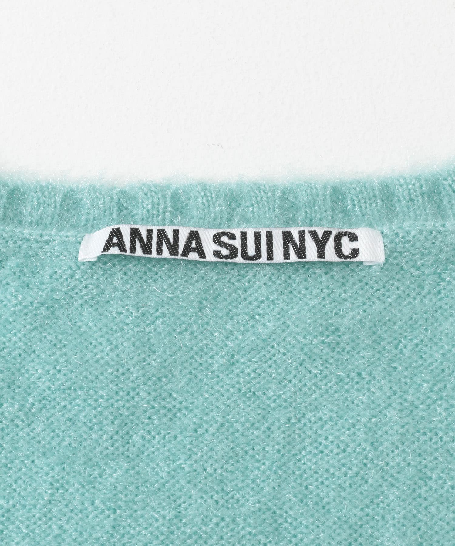 ANNA SUI NYC　ラメニットベスト MINT one