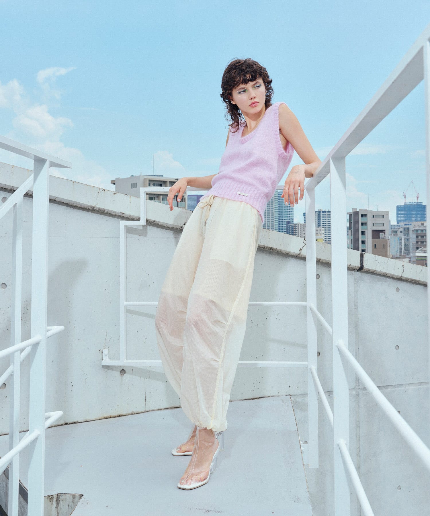 身長：176cm サイズ：one