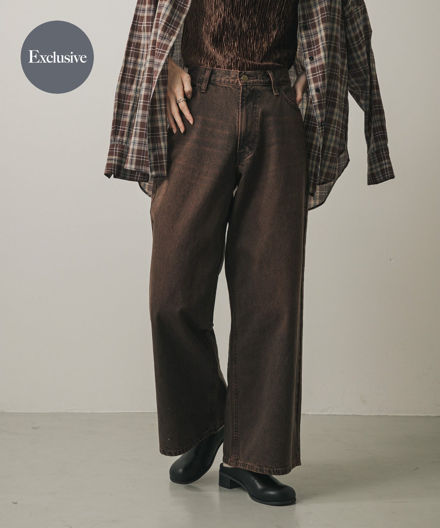 『別注』Lee101×SENSE OF PLACE　WIDEPANTS