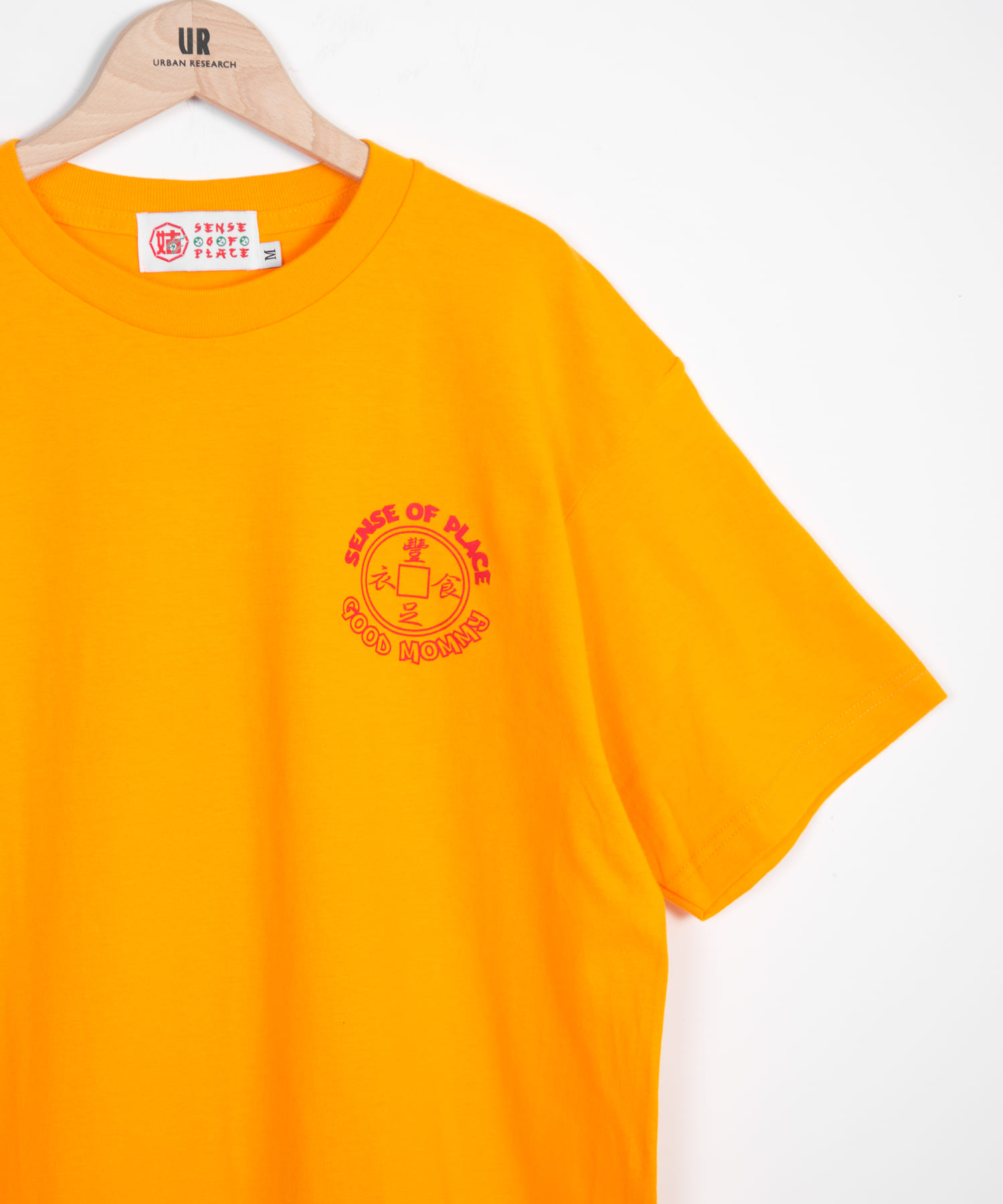 goodmommyプリントTシャツ ORANGE M