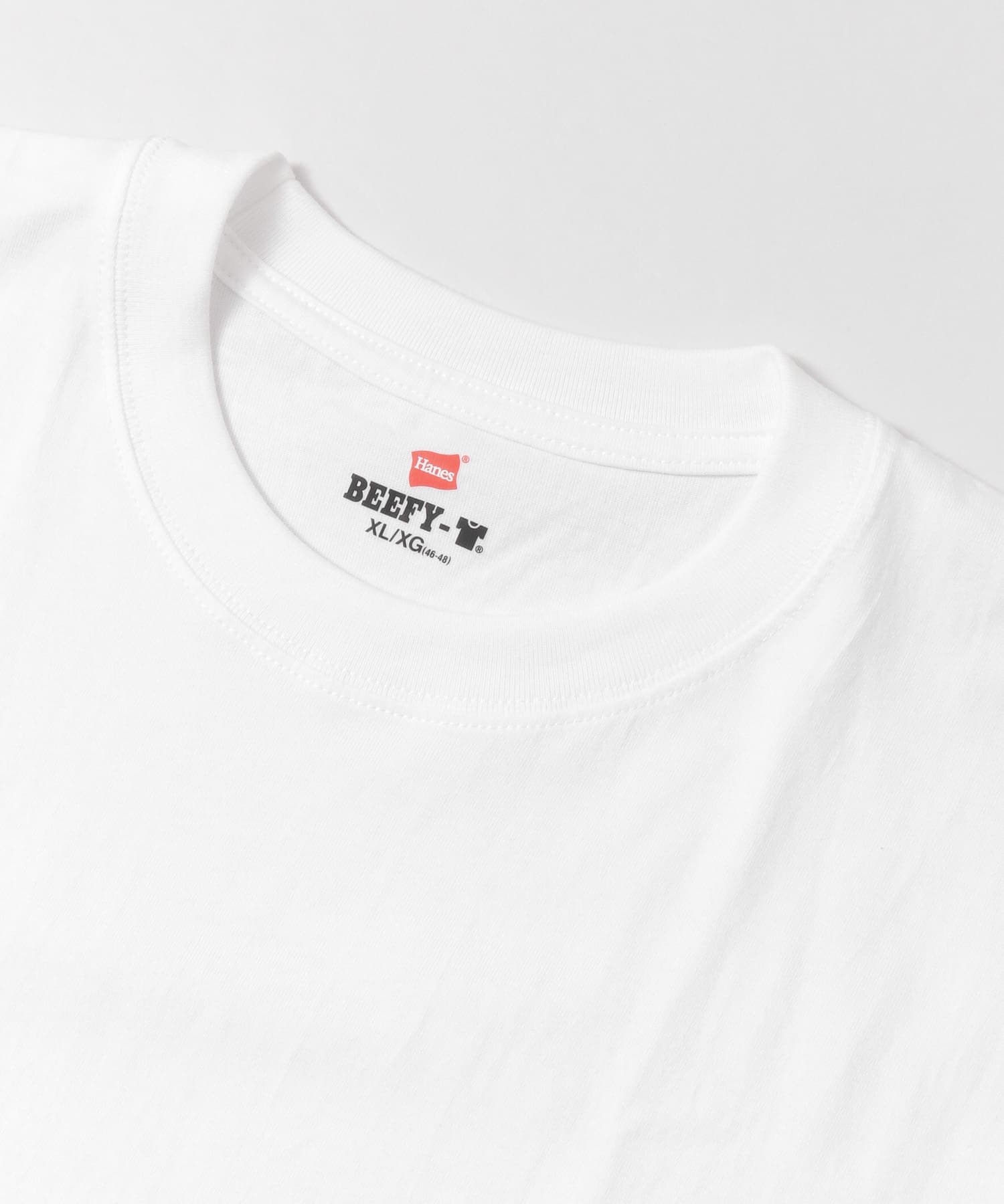 Hanes　BEEFY T-SHIRTS 1P WHITE M