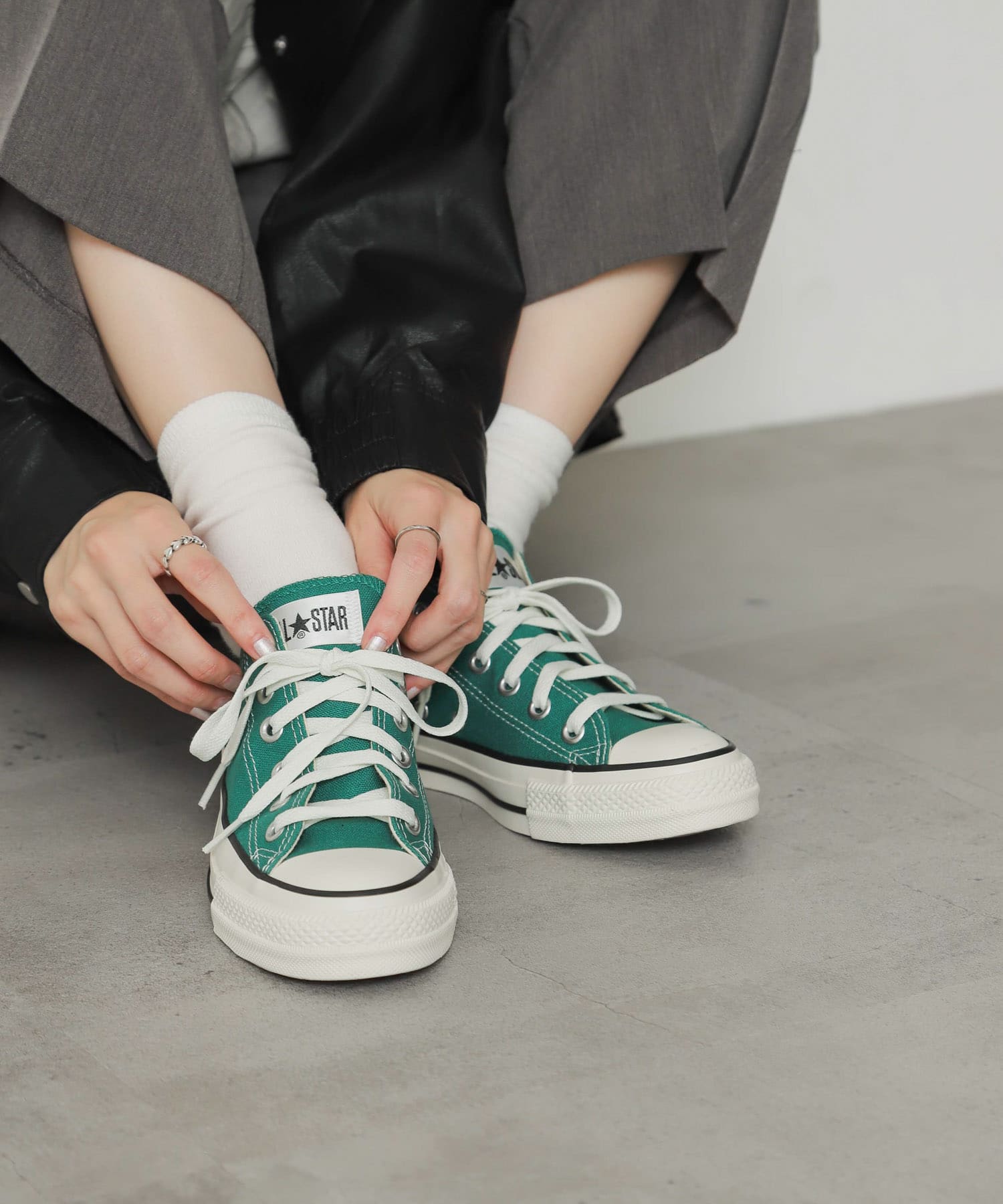 『WEB限定』CONVERSE　ALL STAR (R) OX GREEN 22.5