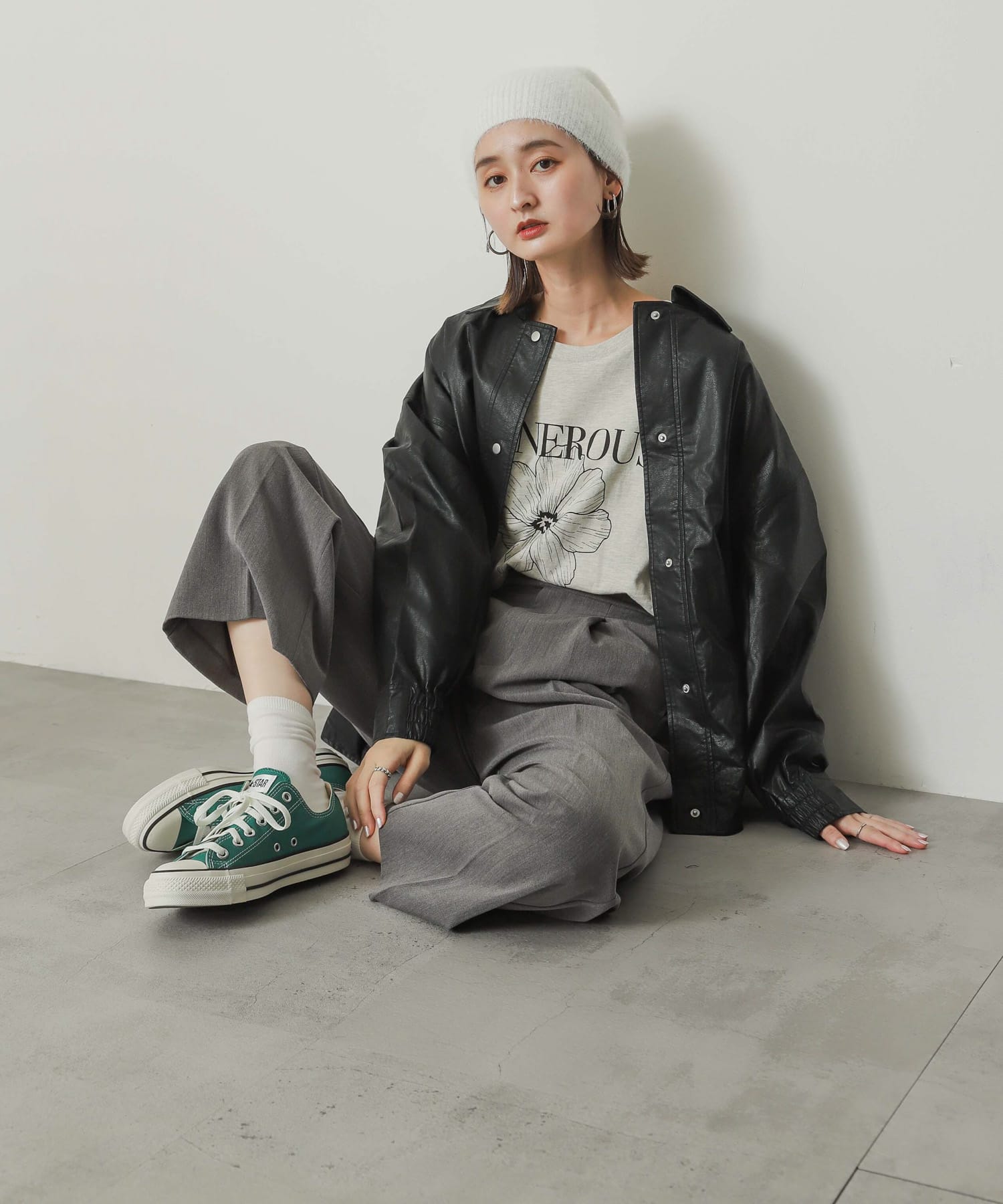 『WEB限定』CONVERSE　ALL STAR (R) OX GREEN 22.5