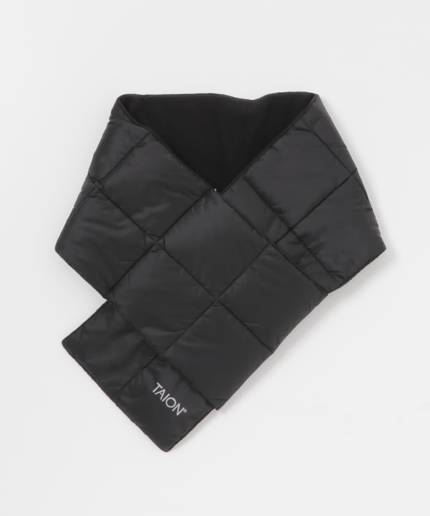 TAION　BASIC DOWN SCARF BLACK one