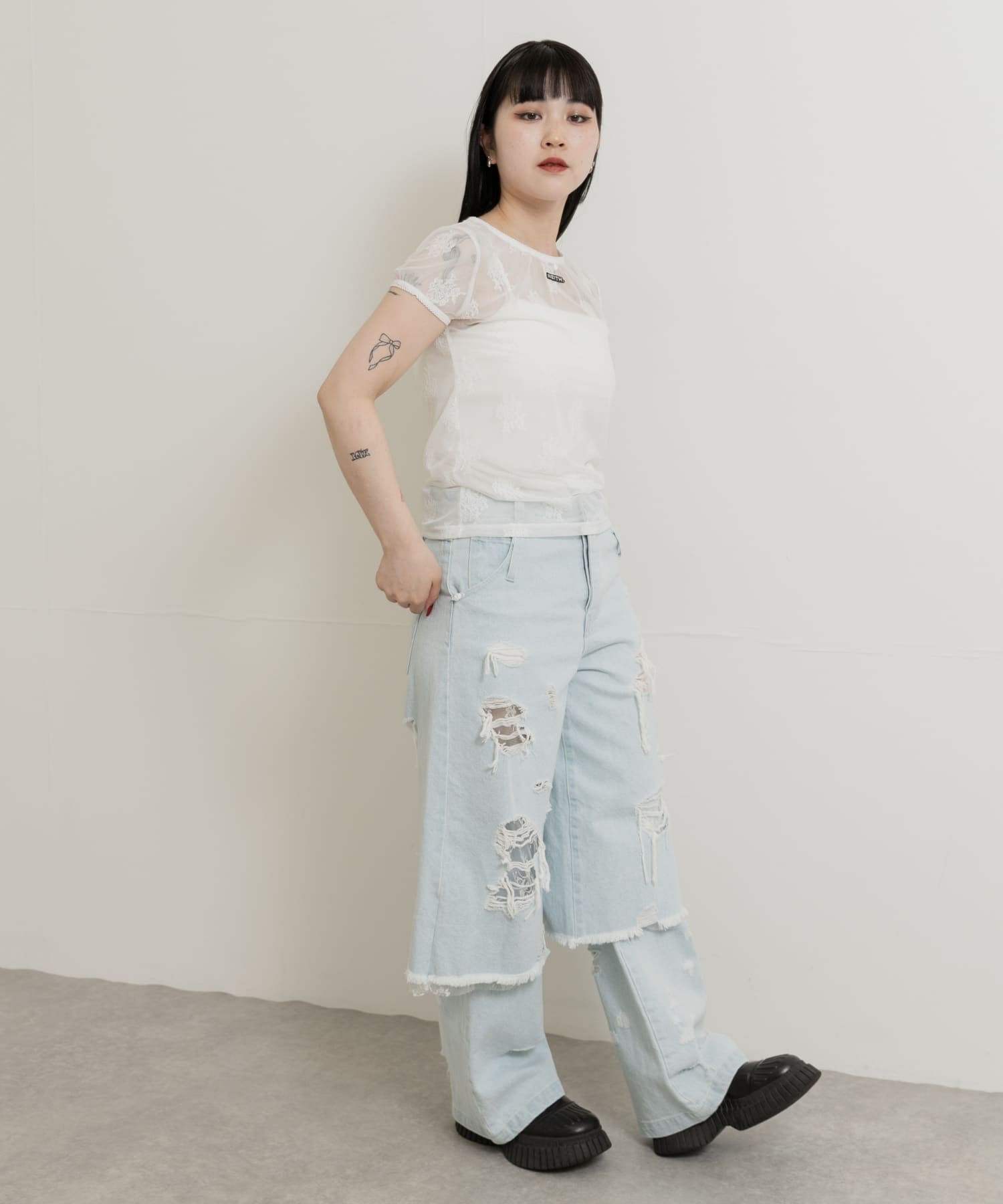 身長：156cm サイズ：FREE