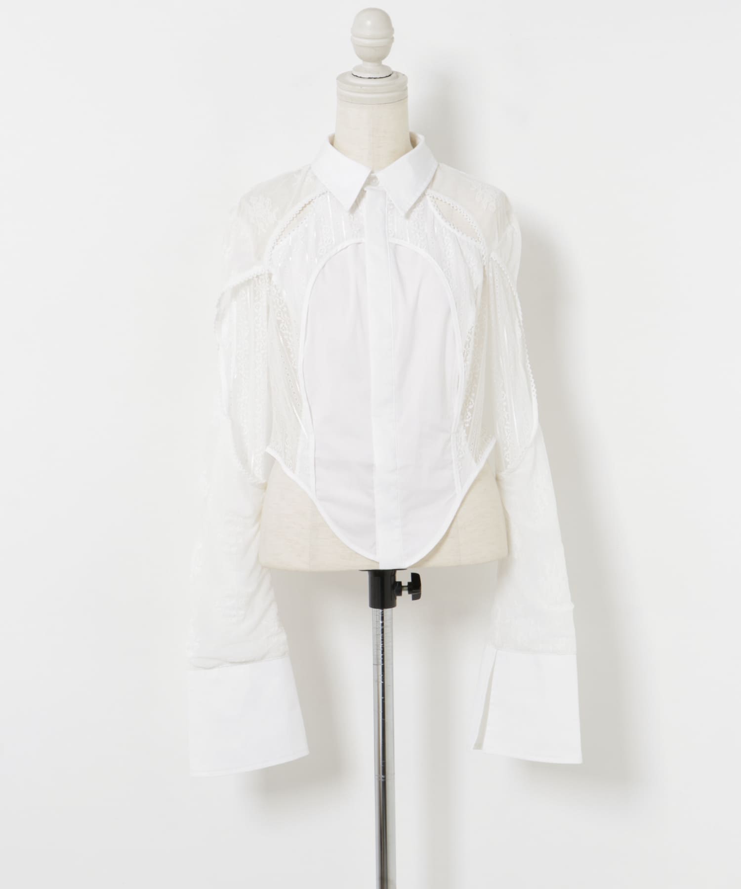 neith.tokyo Lace Tied Shirts(FREE WHITE): トップス｜URBAN RESEARCH