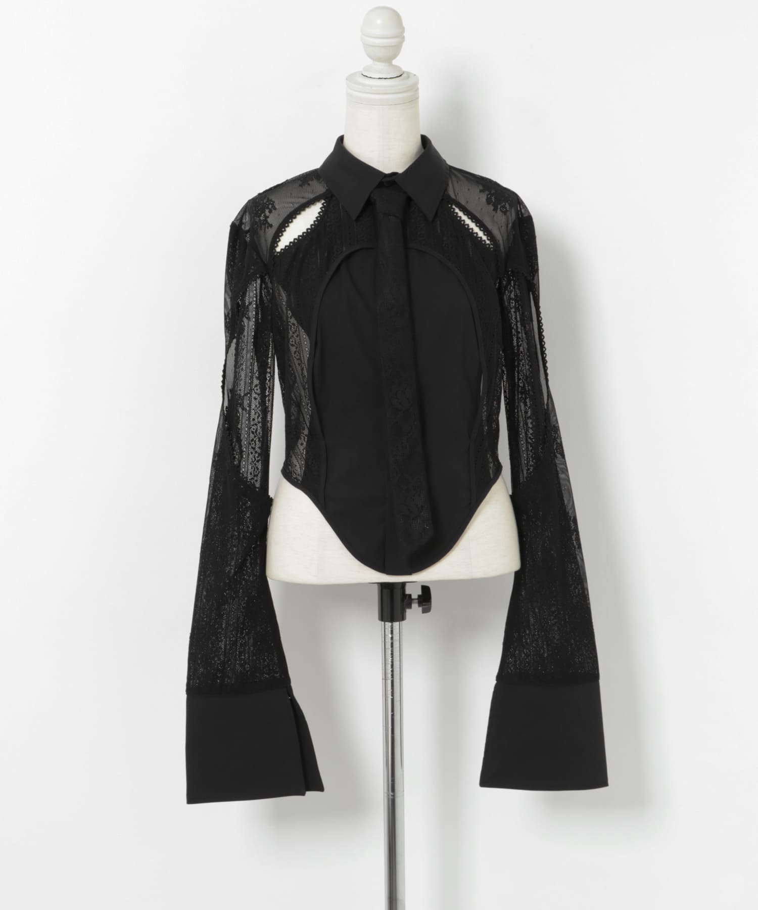 neith.tokyo　Lace Tied Shirts