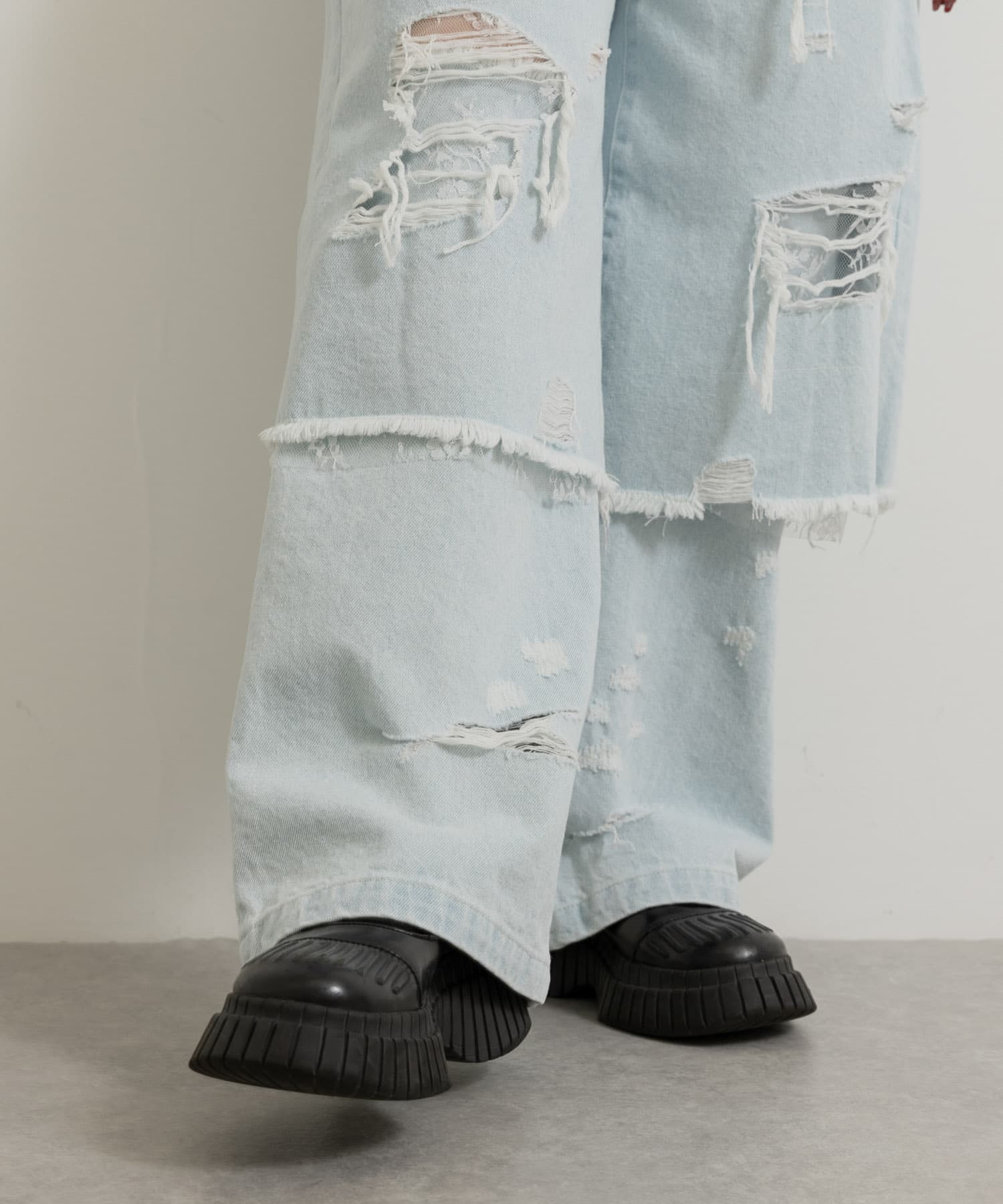 neith.tokyo　Free Form Legcover(Denim)
