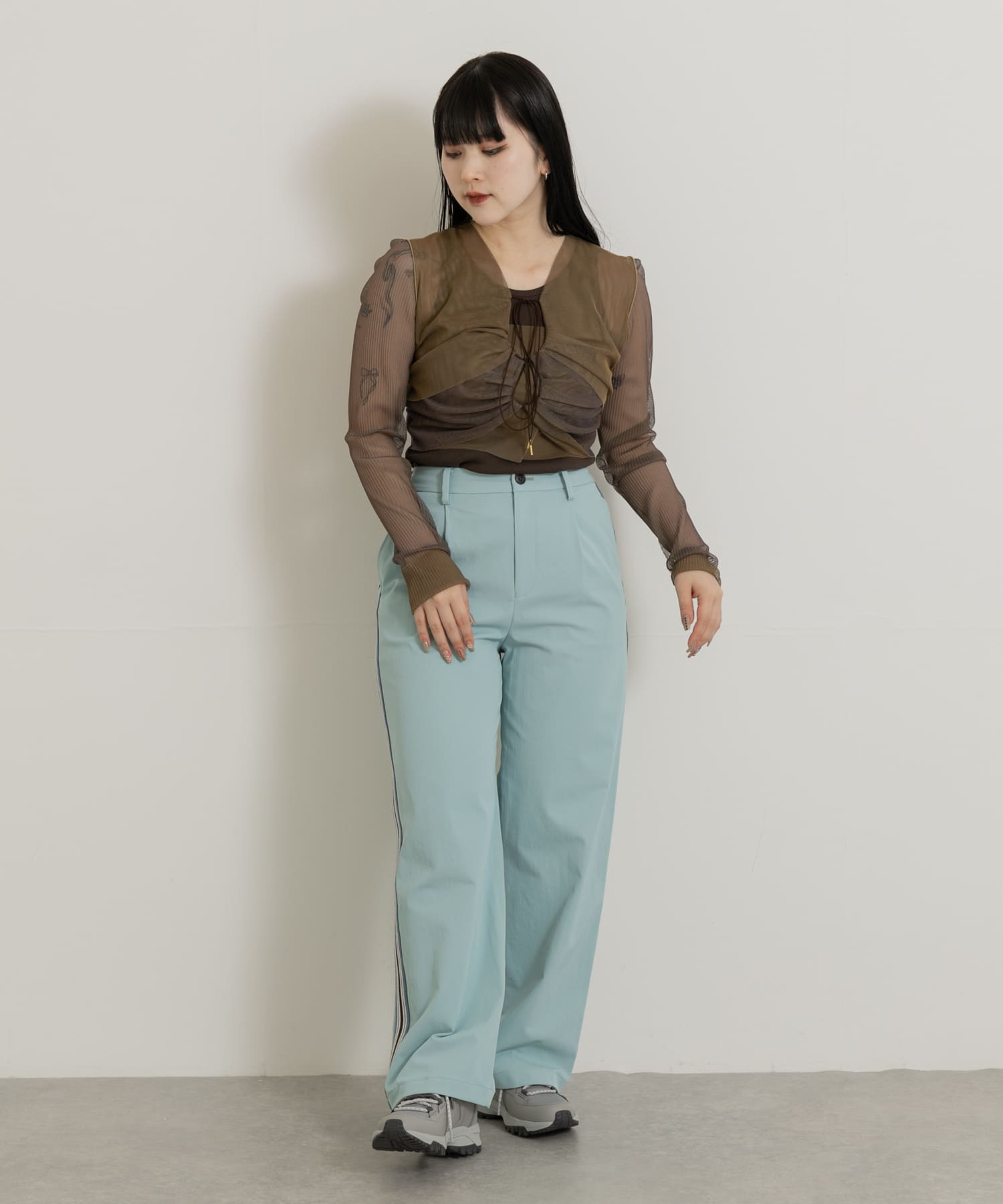 身長：156cm サイズ：M