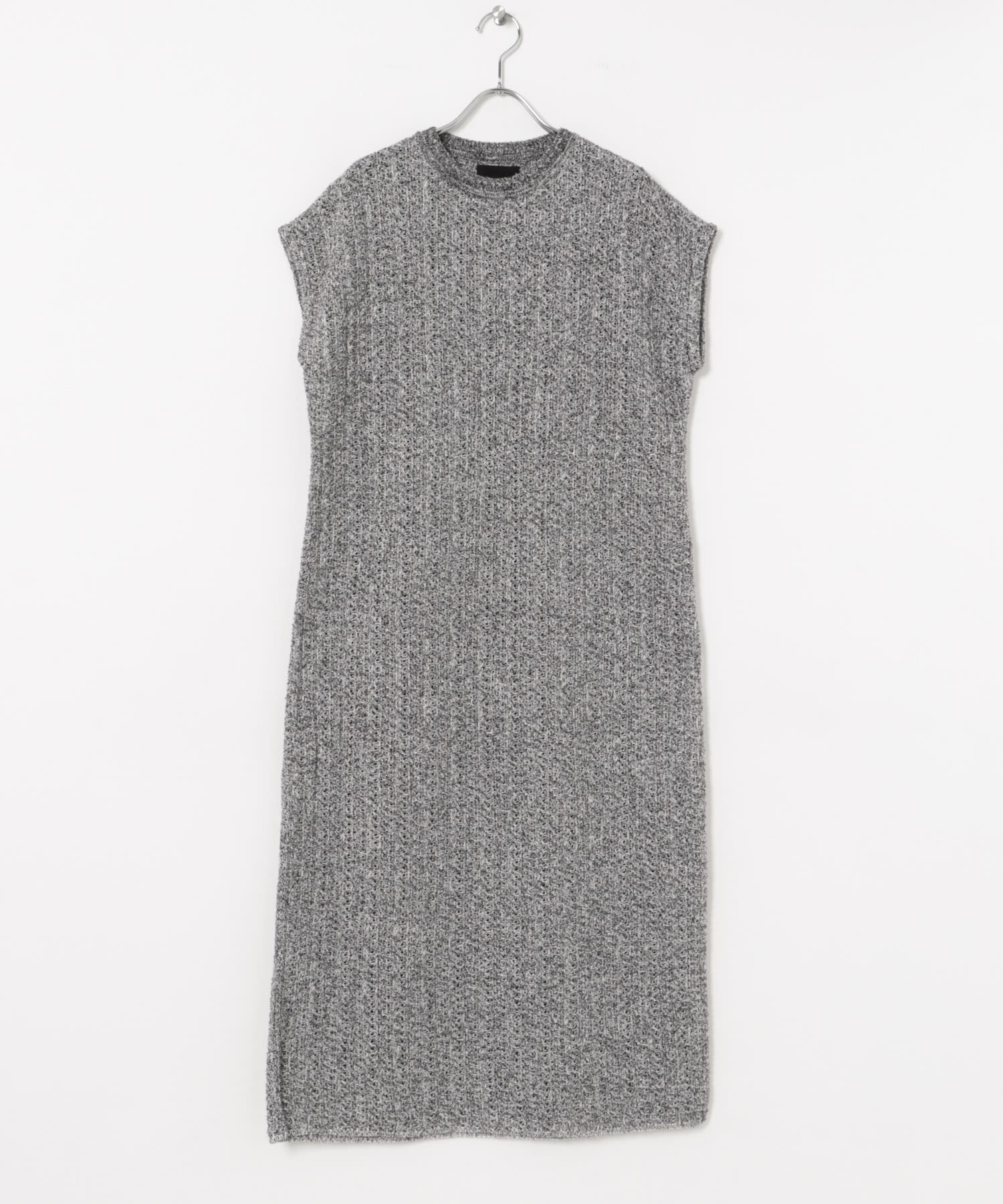 米富繊維　SHADOW STRIPE KNIT ONE-PIECE
