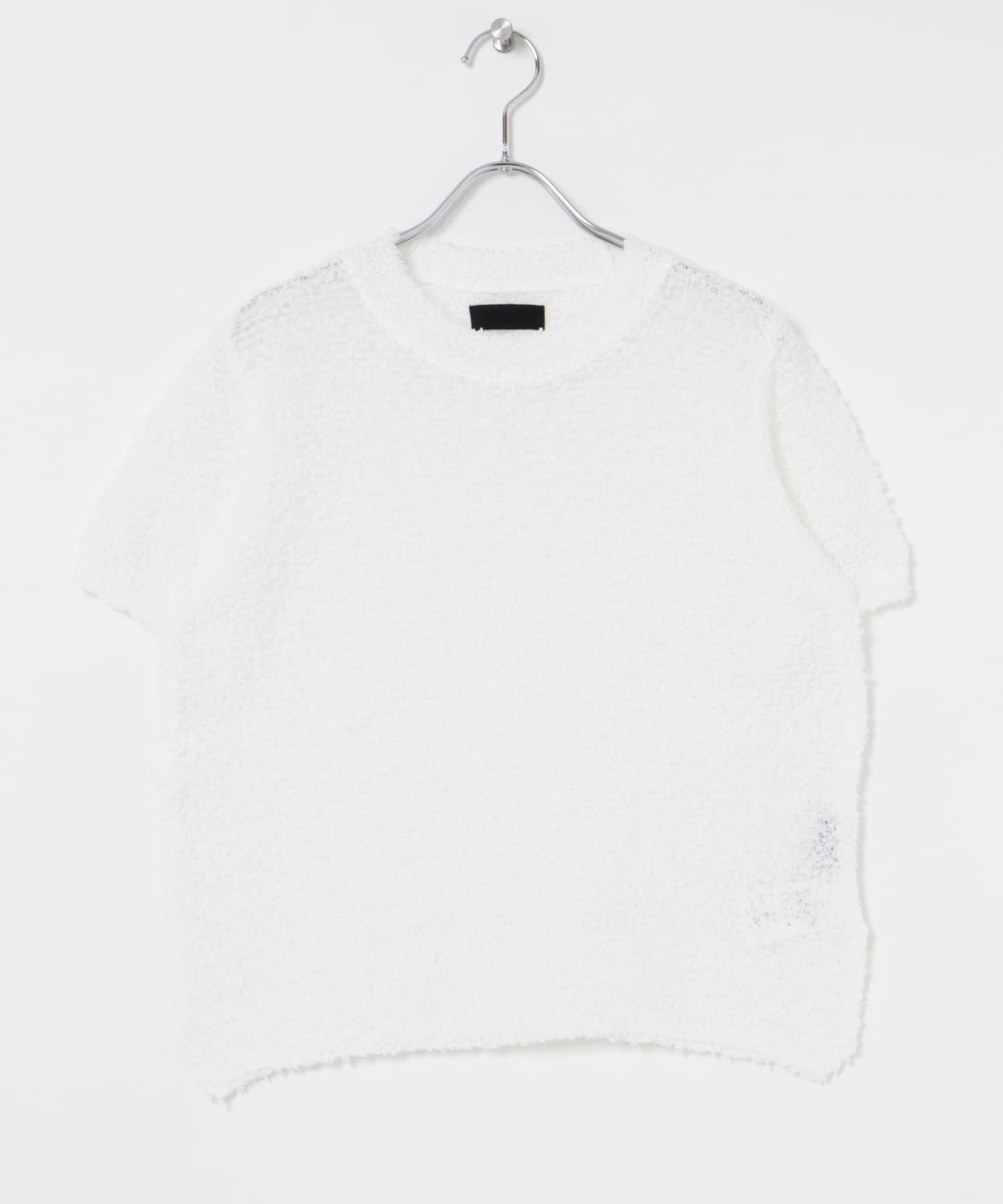 米富繊維　SHEER MOLE KNIT PULLOVER 10WHITE FREE