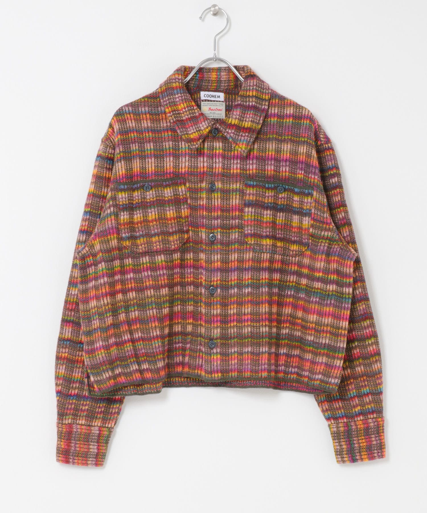 米富繊維　MULTI KASURI CHECK S/T