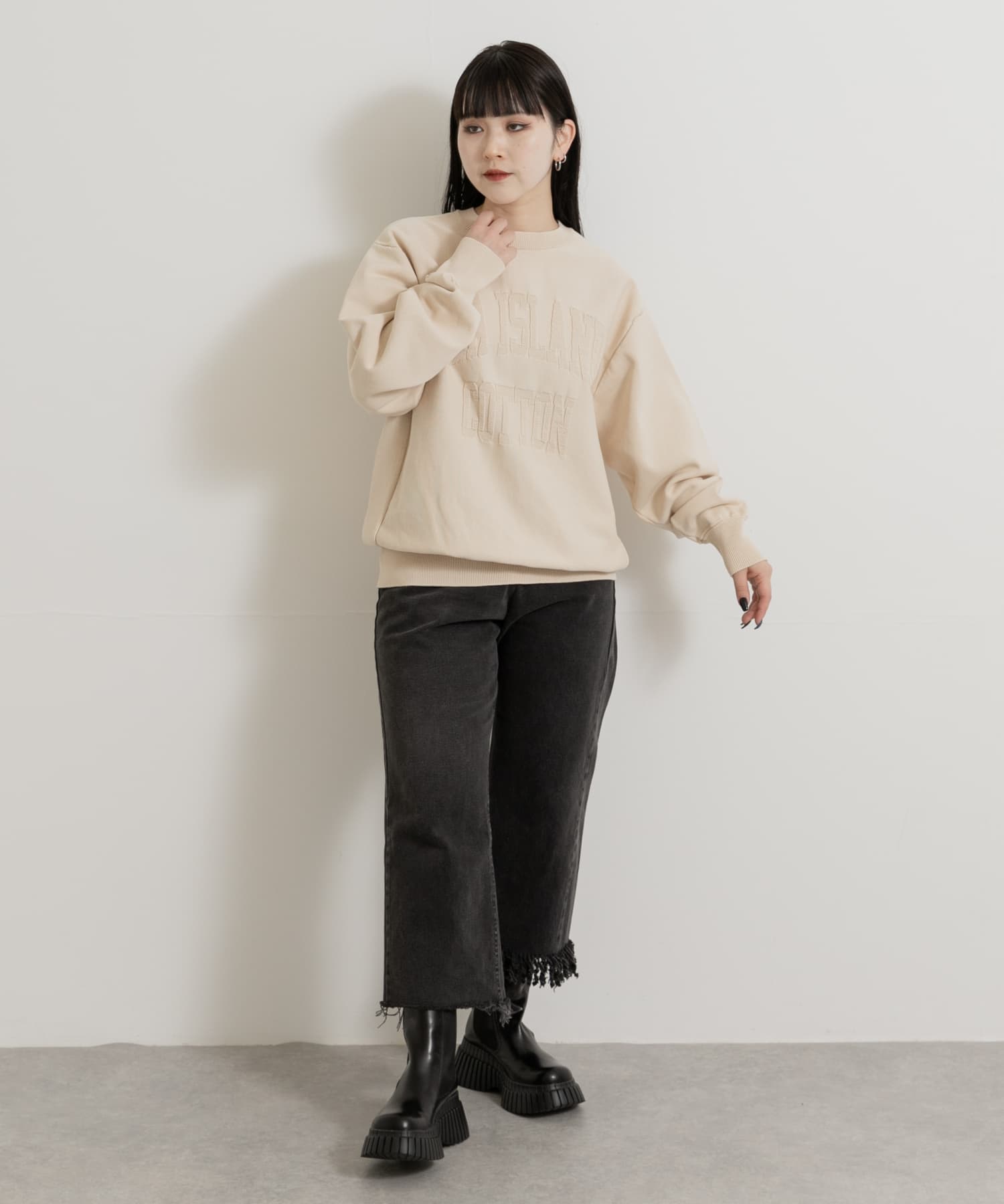 身長：156cm サイズ：L