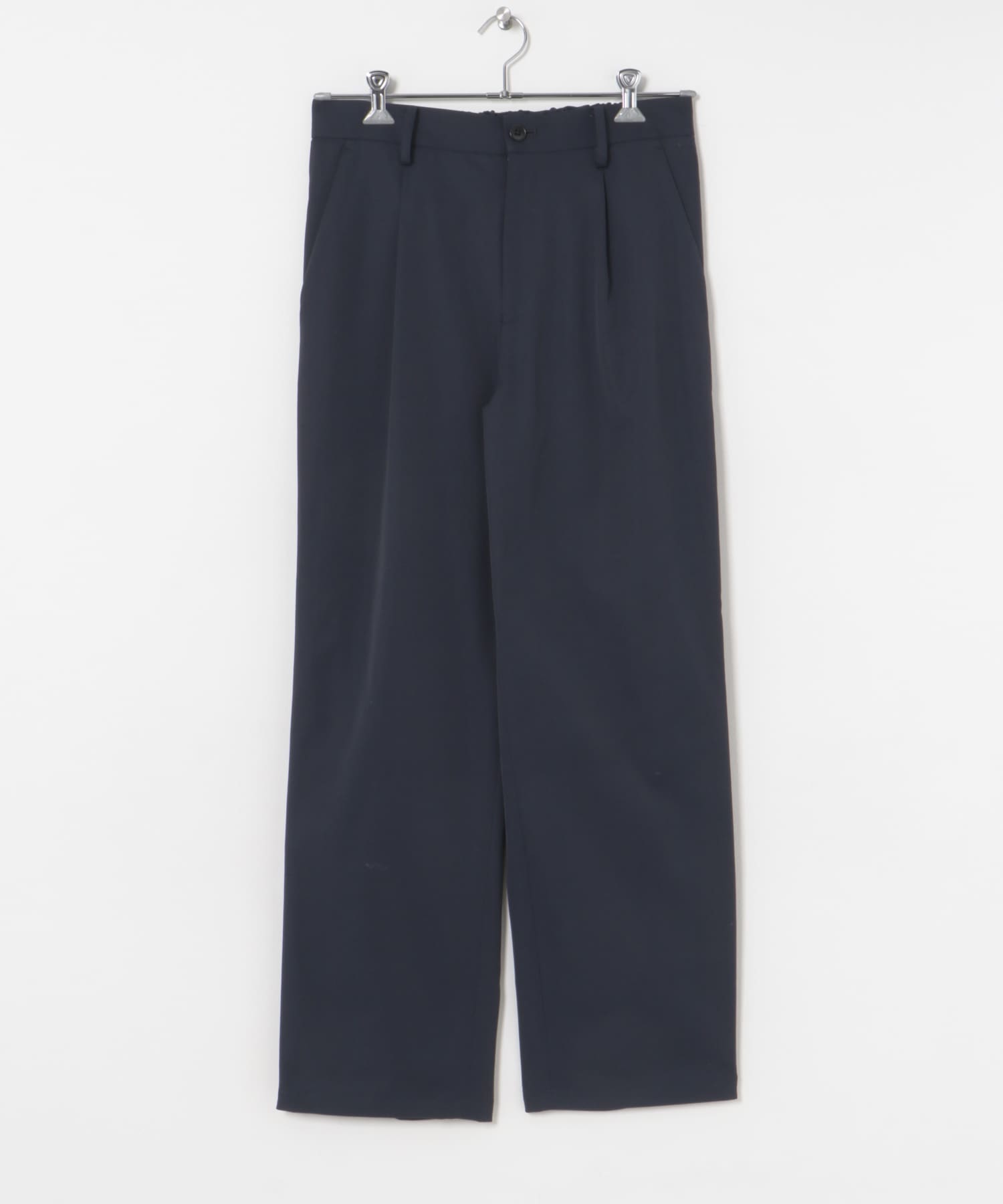 米富繊維　KNIT SIDELINE PANTS-MEN 63NAVY L