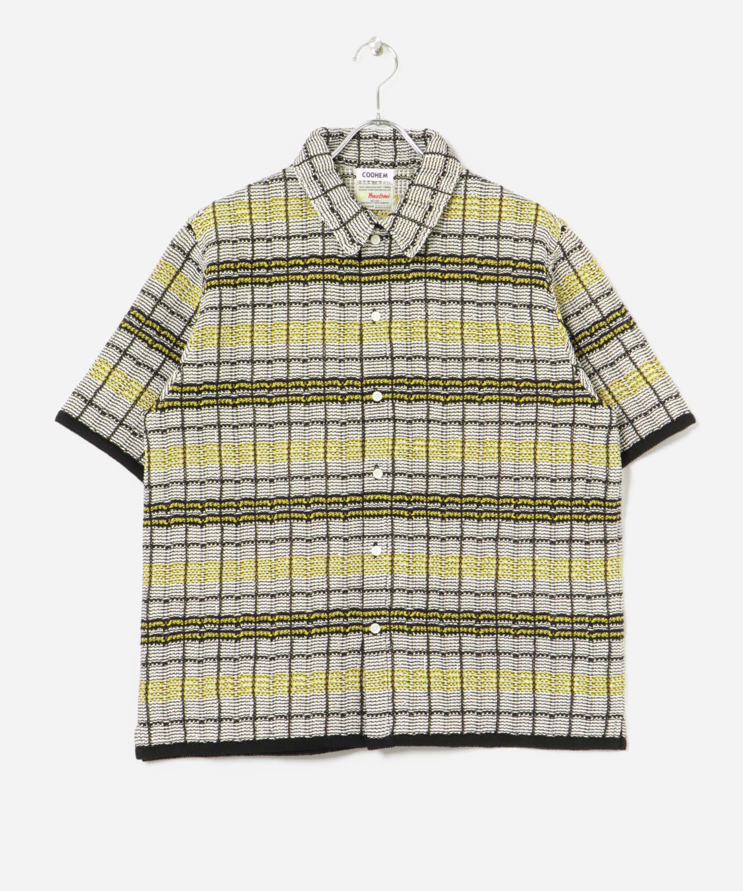 米富繊維　SUKASHI CHECK TWEED S/T