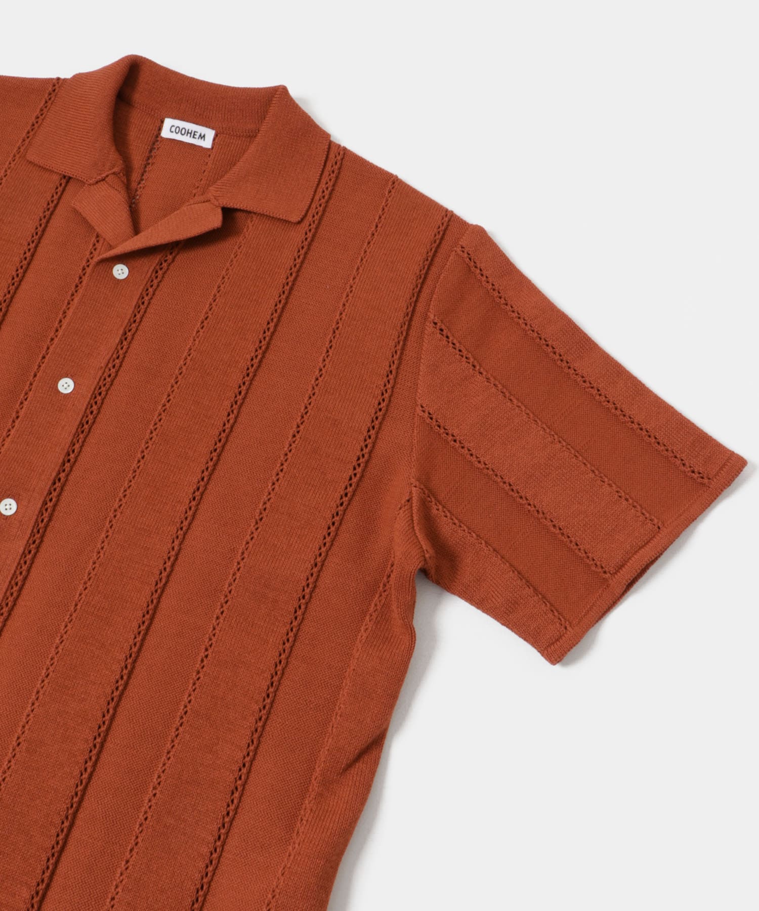 米富繊維　LINKS STRIPE KNIT S/T 25D.ORG L