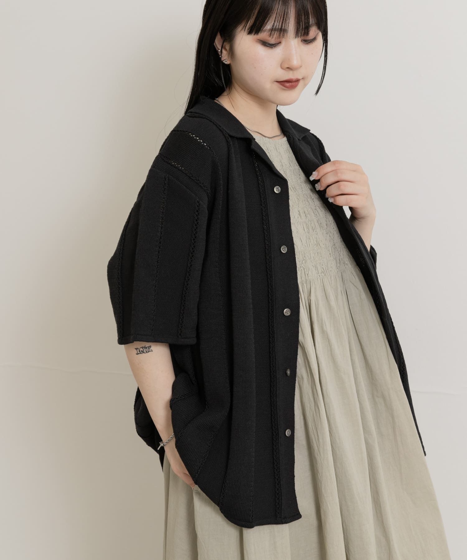 身長：156cm サイズ：L