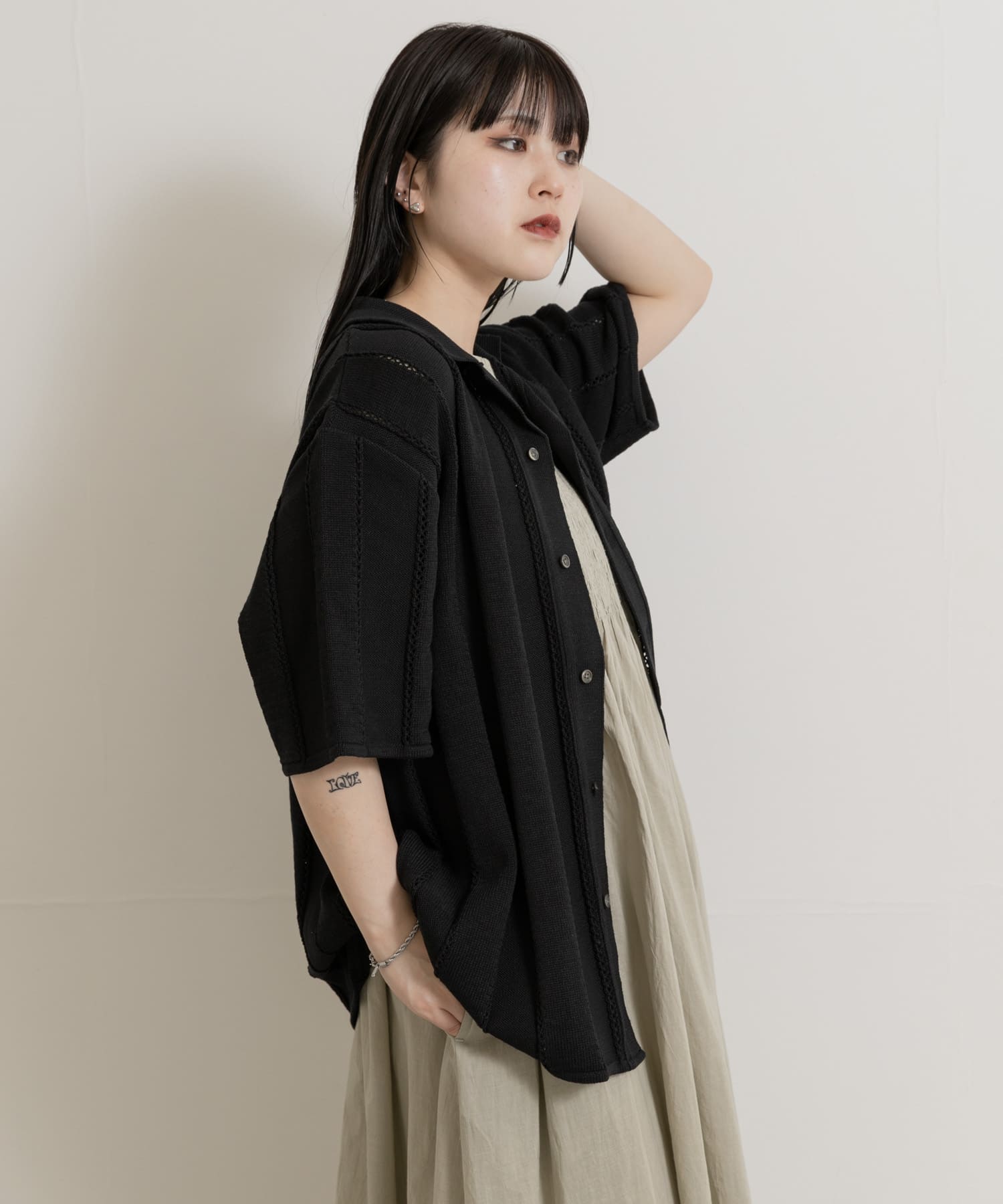 身長：156cm サイズ：L