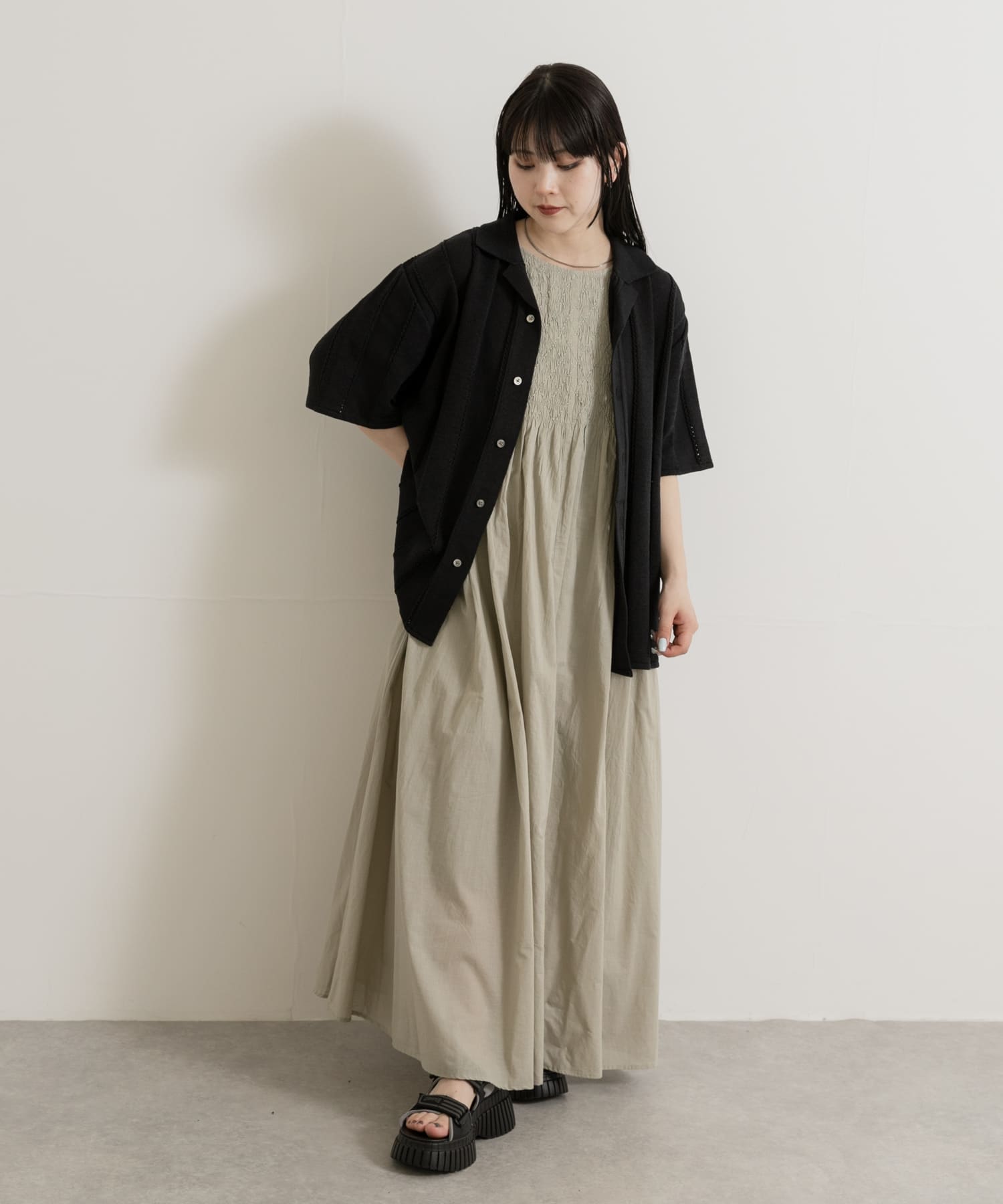 身長：156cm サイズ：L