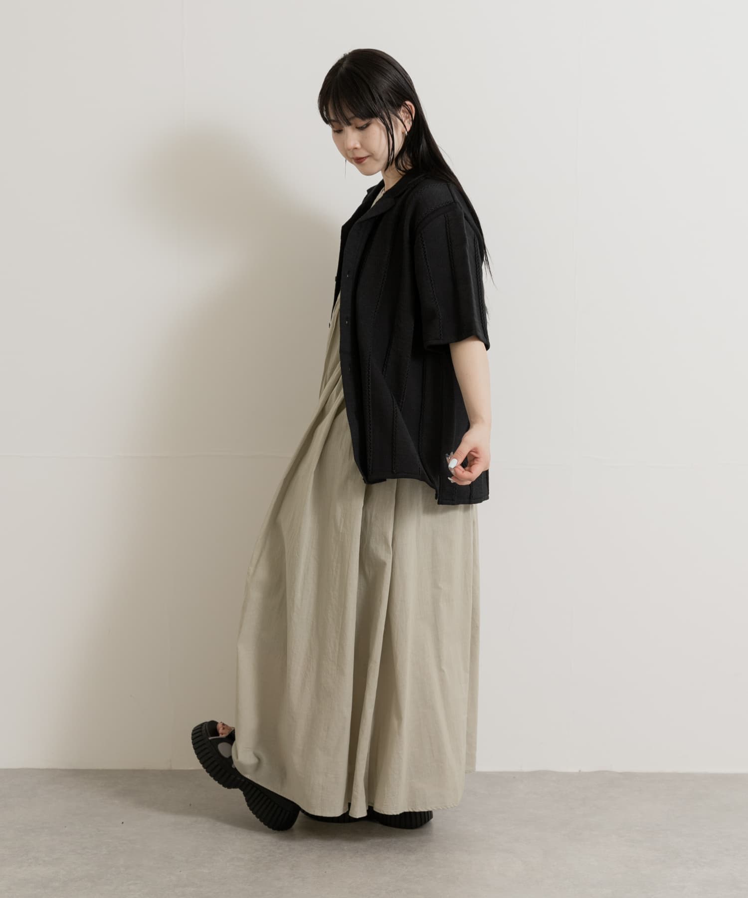 身長：156cm サイズ：L