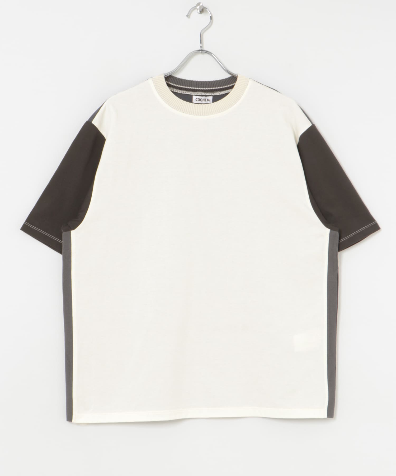 米富繊維　KNIT SIDELINE T-SHIRT 13D.GRAY L