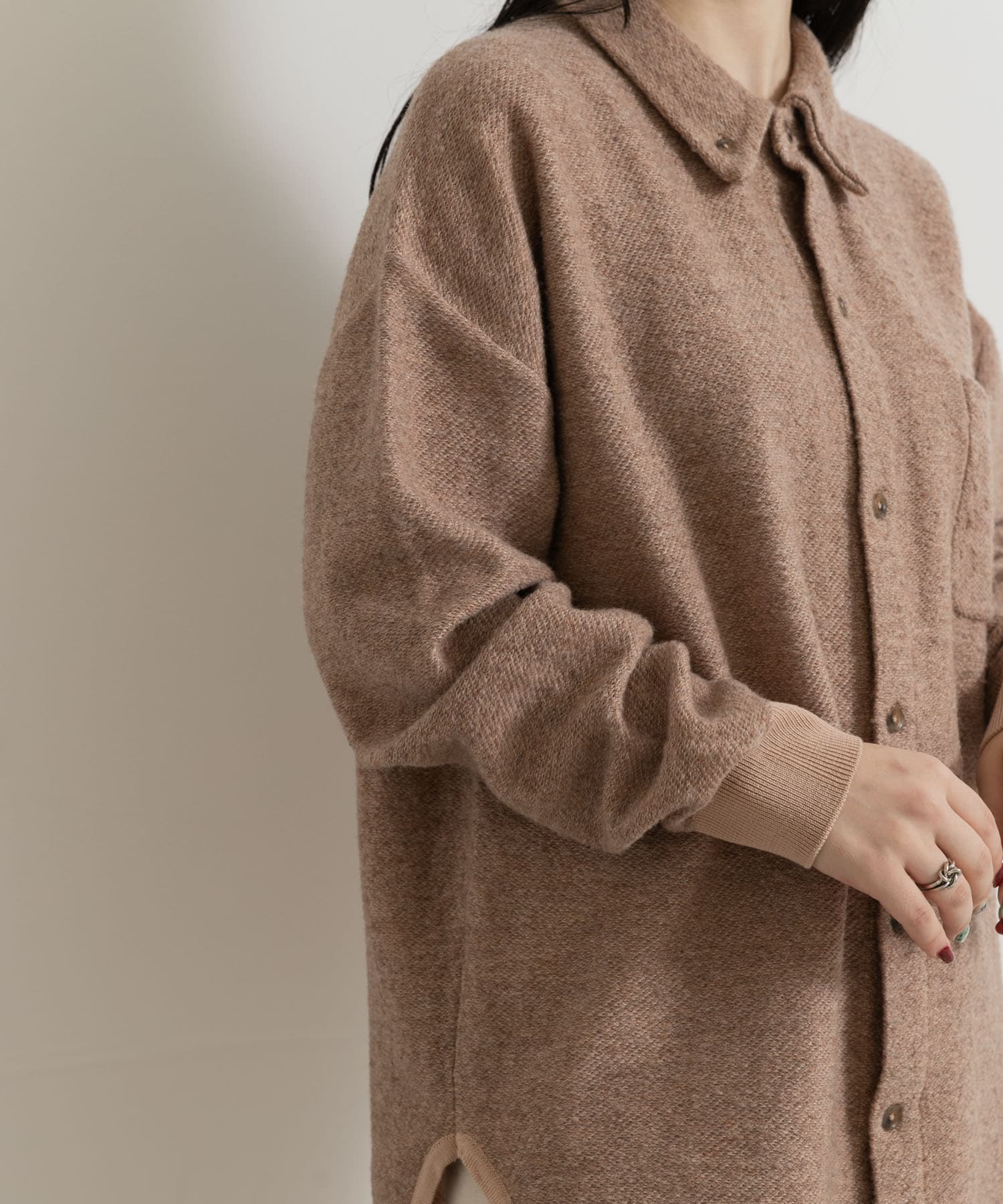 FFM　TWEEDLIKE SHIRTS