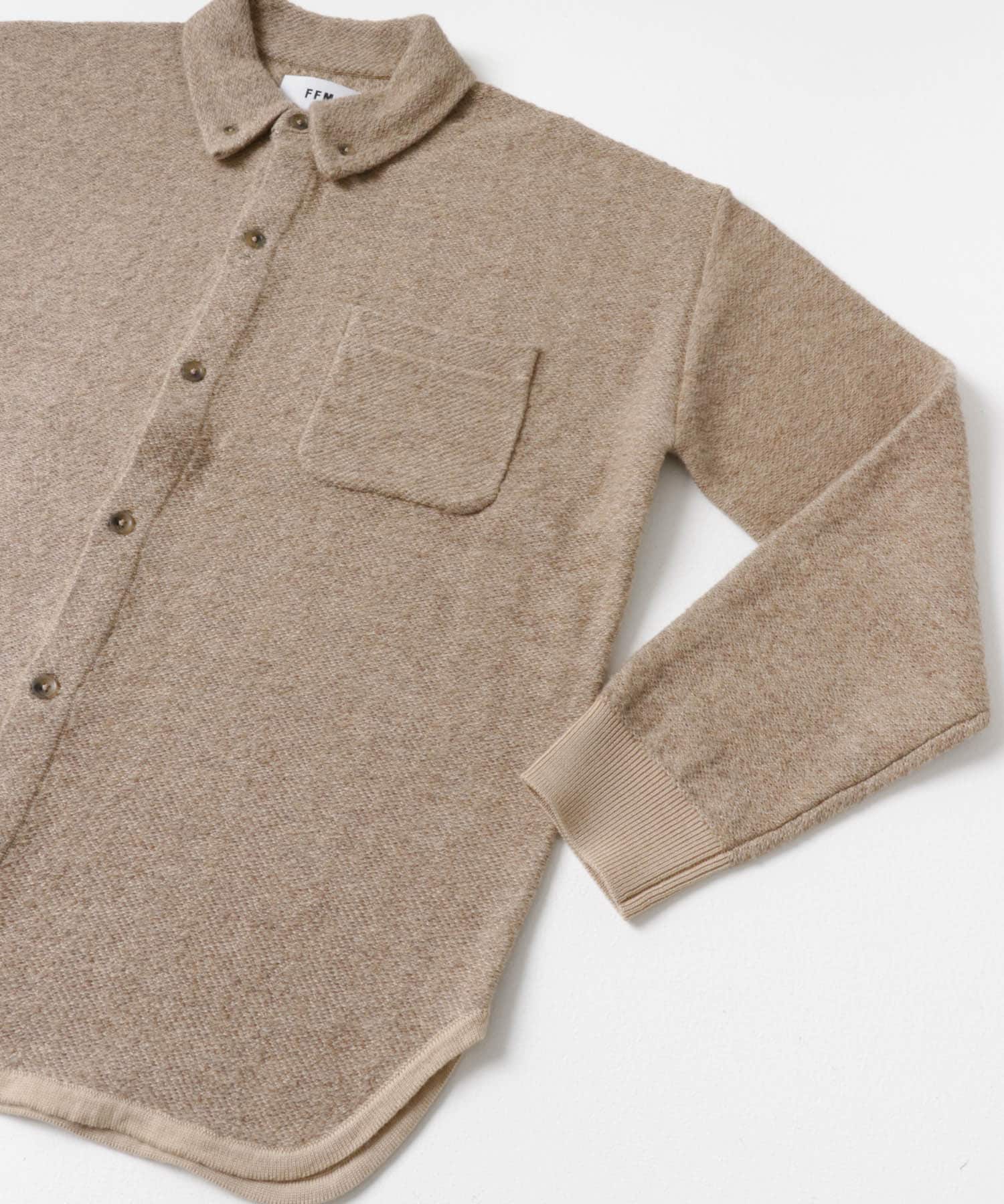 FFM　TWEEDLIKE SHIRTS Beige 1