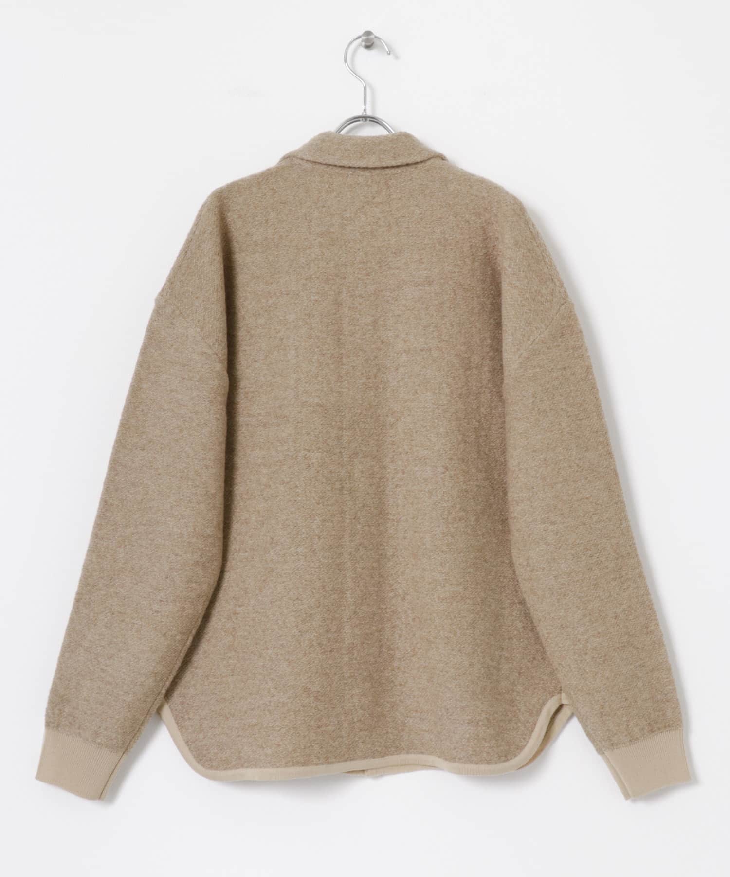 FFM　TWEEDLIKE SHIRTS Beige 1