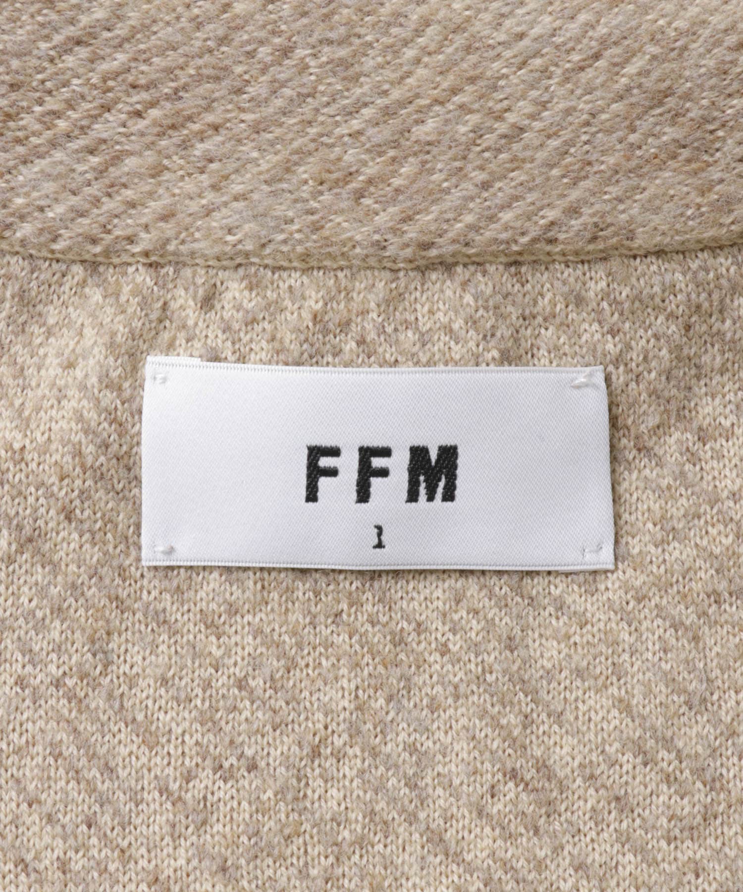 FFM　TWEEDLIKE SHIRTS Beige 1