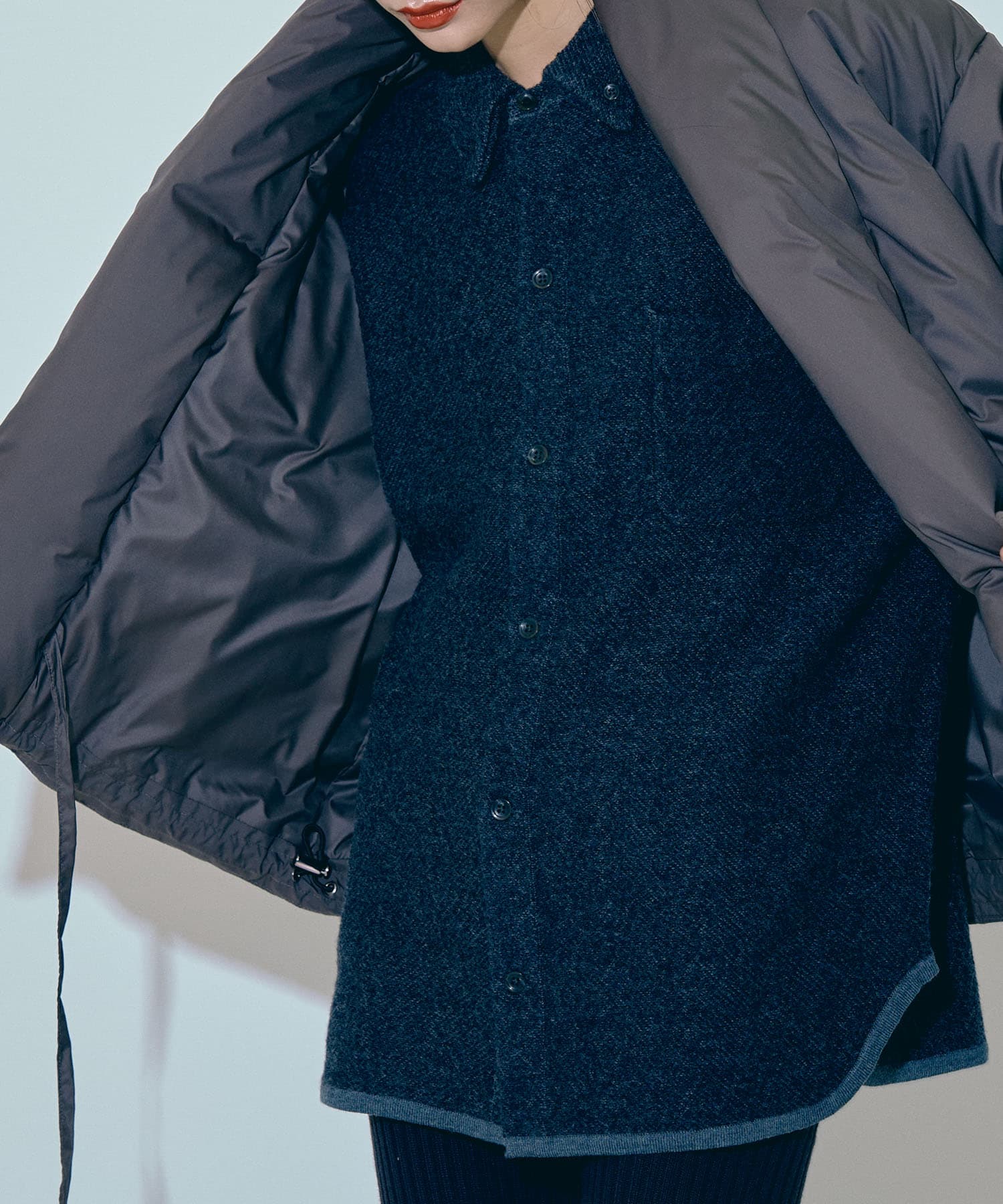 FFM　TWEEDLIKE SHIRTS