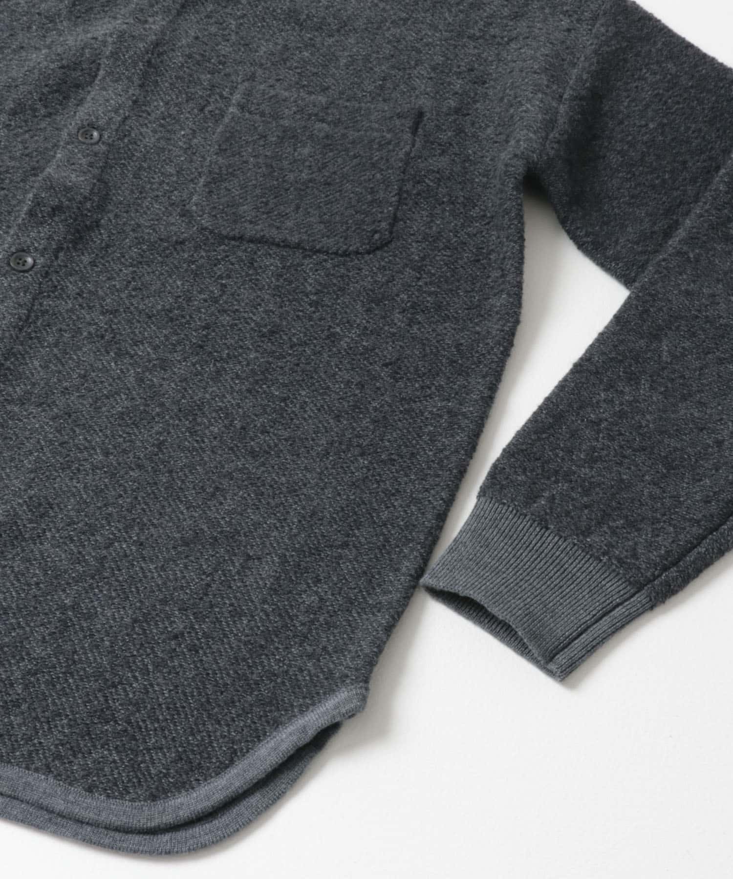 FFM　TWEEDLIKE SHIRTS Black 1