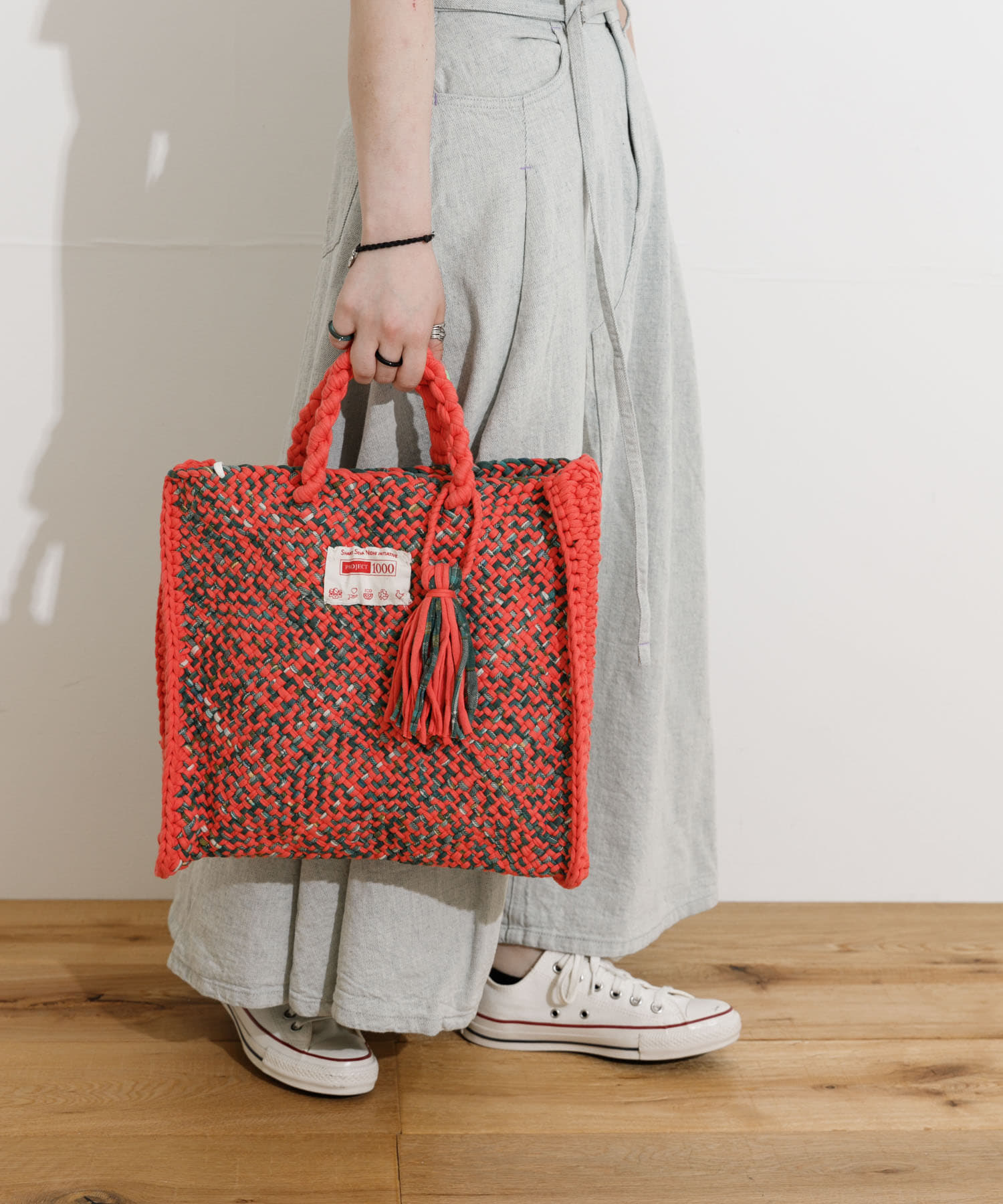PROJECT 1000　P1000-Hand Tote Bag 03Orange one