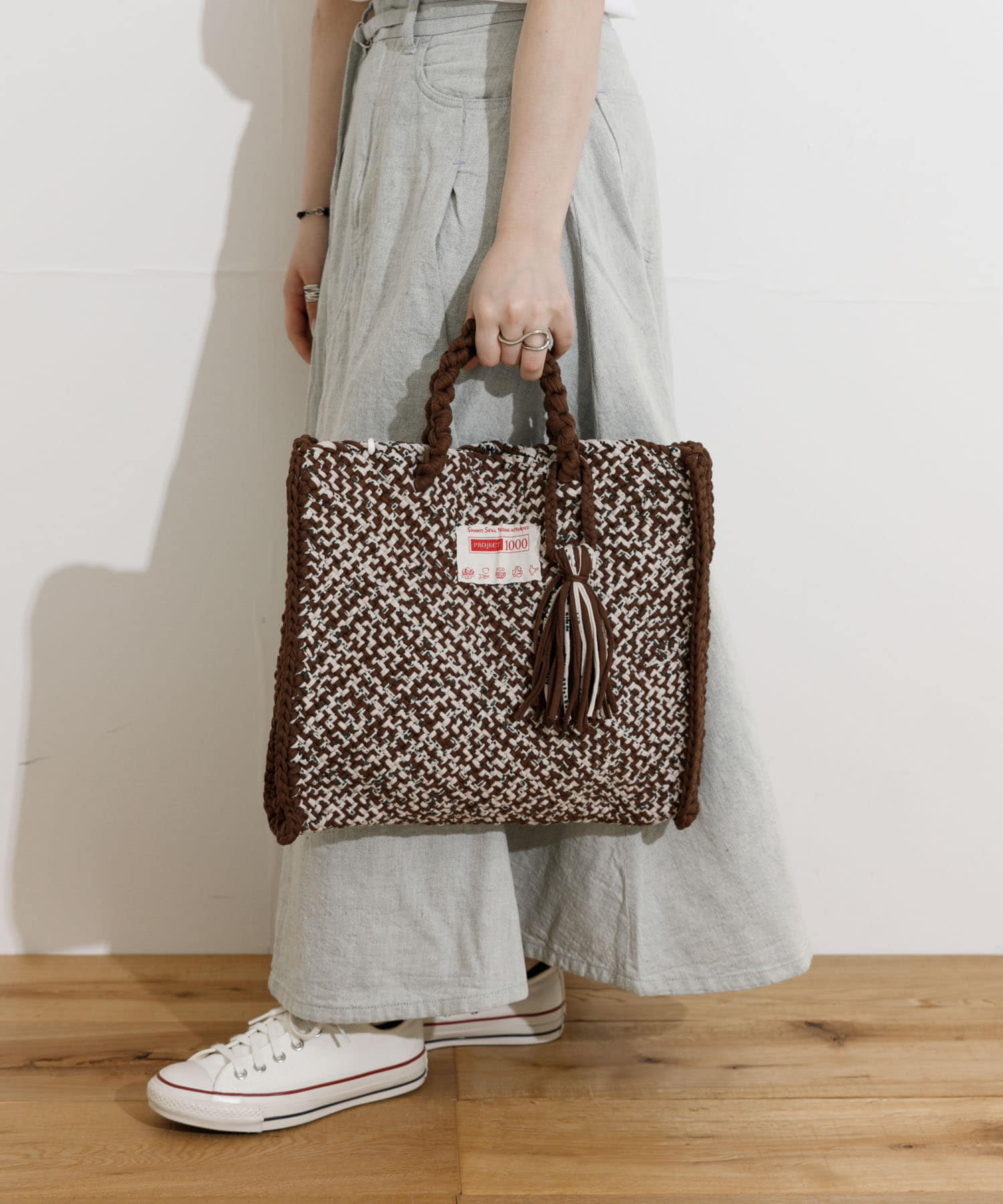 PROJECT 1000　P1000-Hand Tote Bag 01Black one