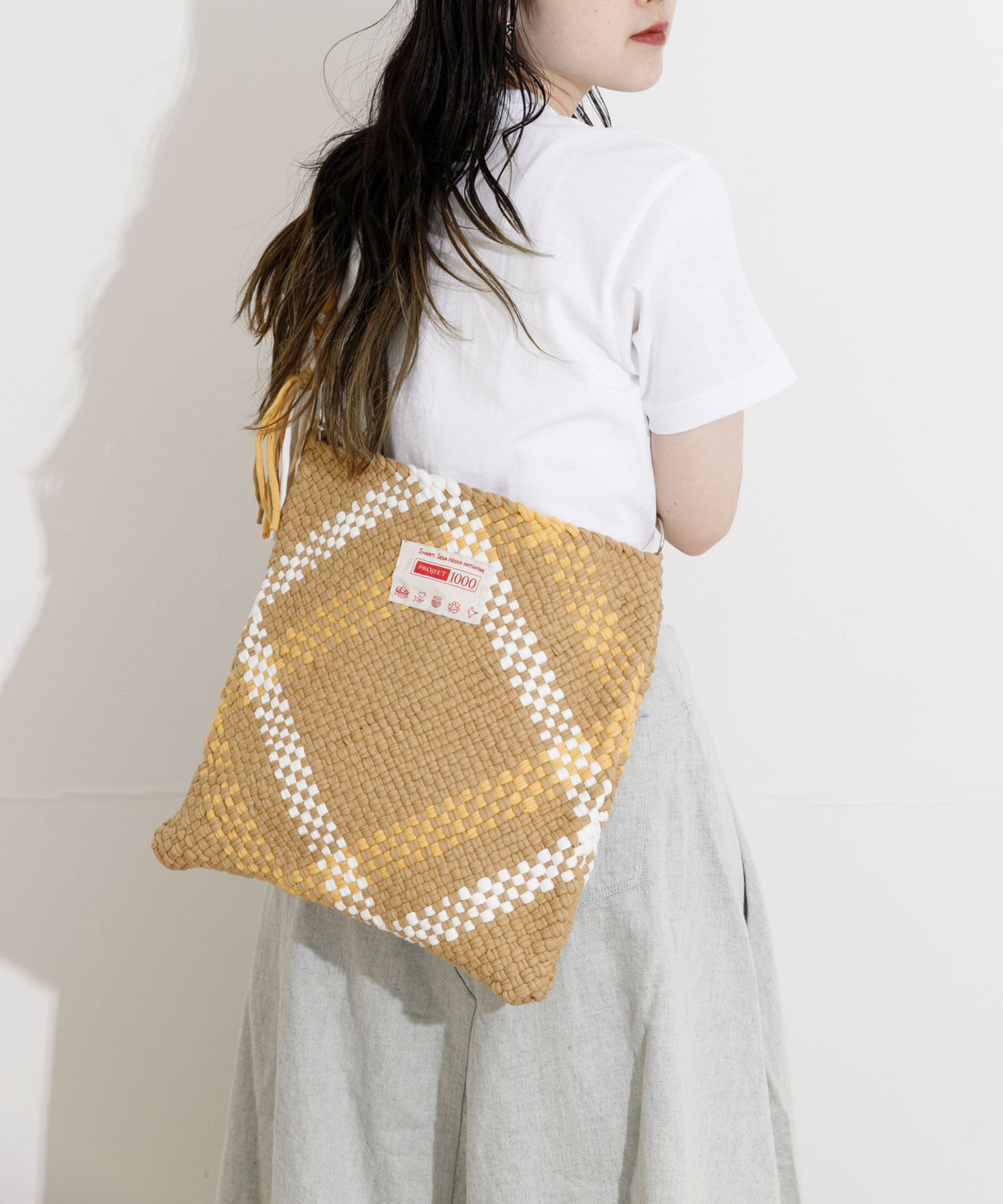 PROJECT 1000　P1000-shoulder bag 02Mustard one