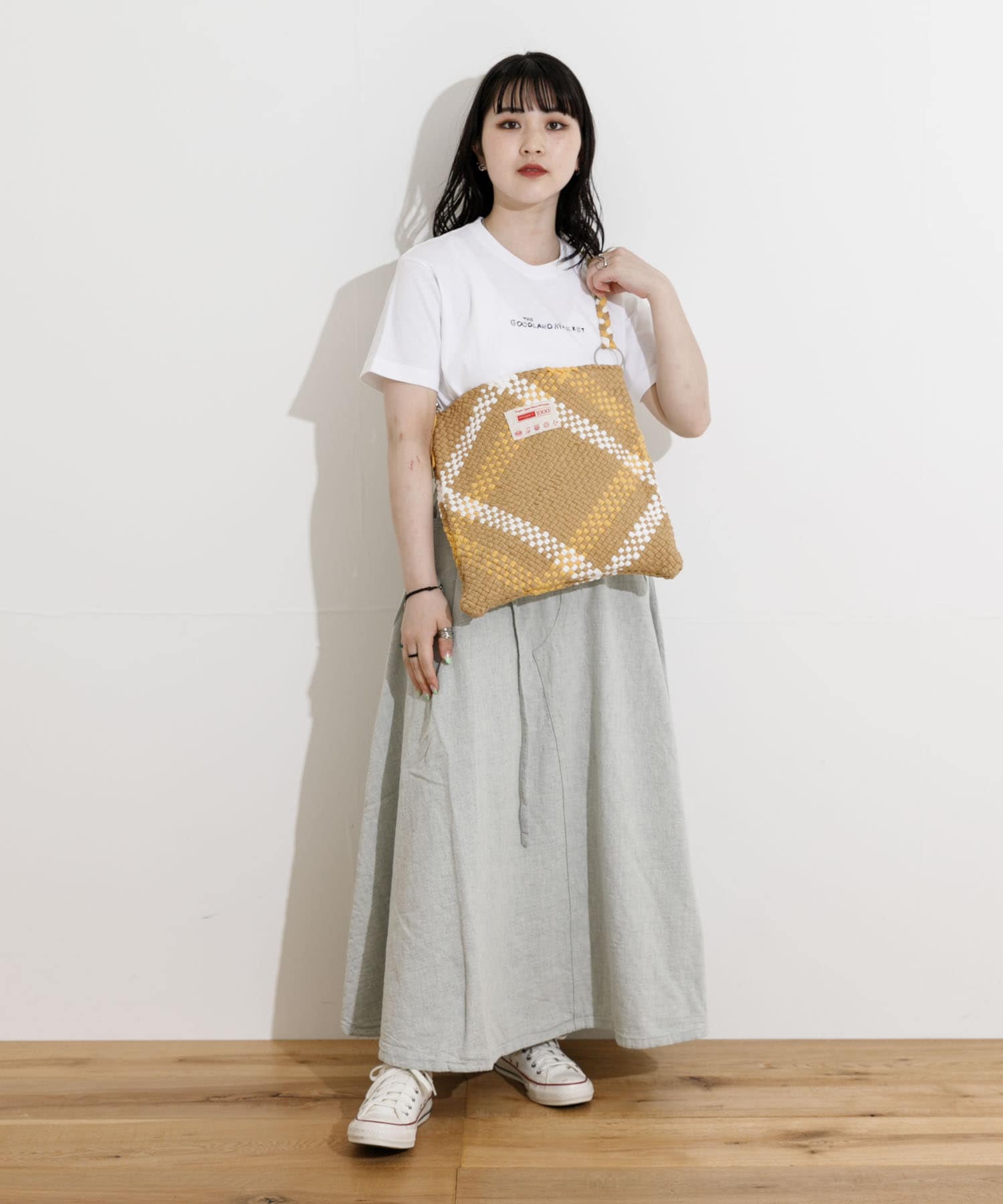 PROJECT 1000　P1000-shoulder bag 02Mustard one