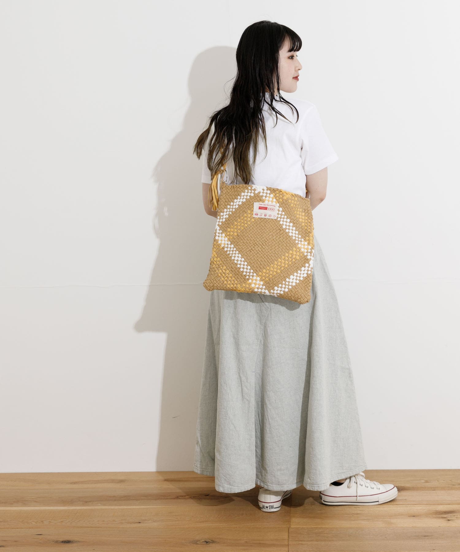 PROJECT 1000　P1000-shoulder bag 02Mustard one