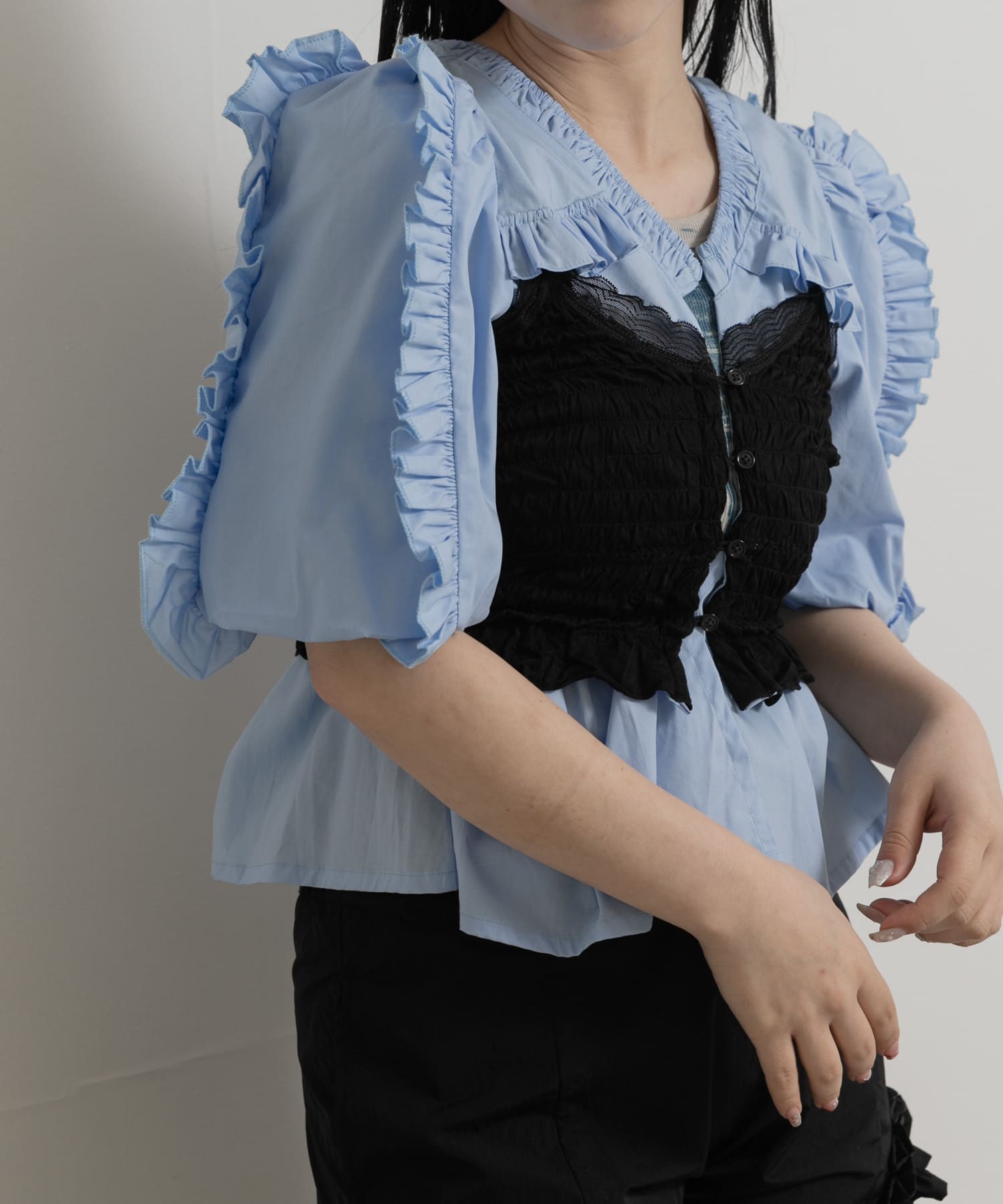 old honey　68℃ bustier shirt