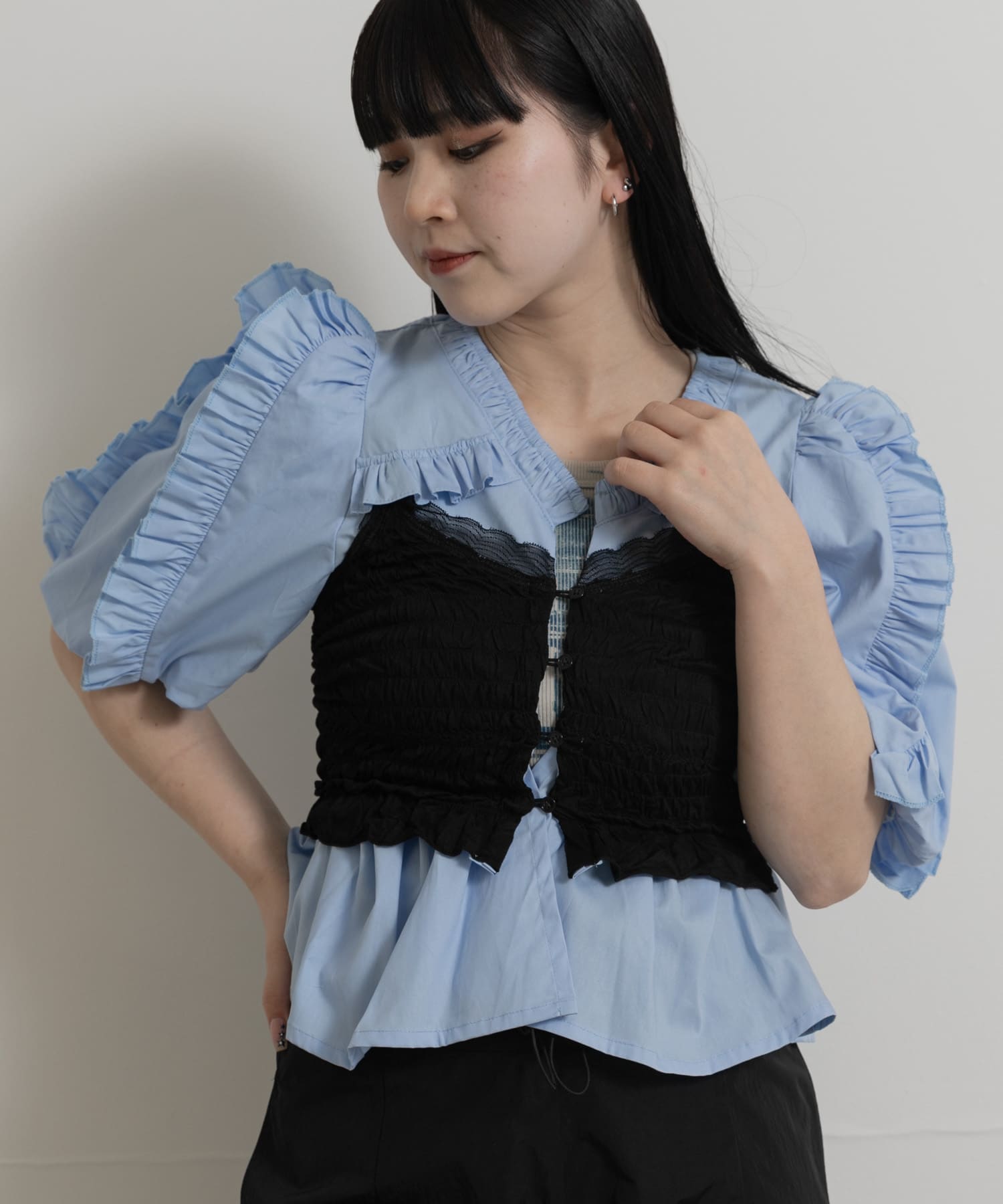 身長：156cm サイズ：FREE
