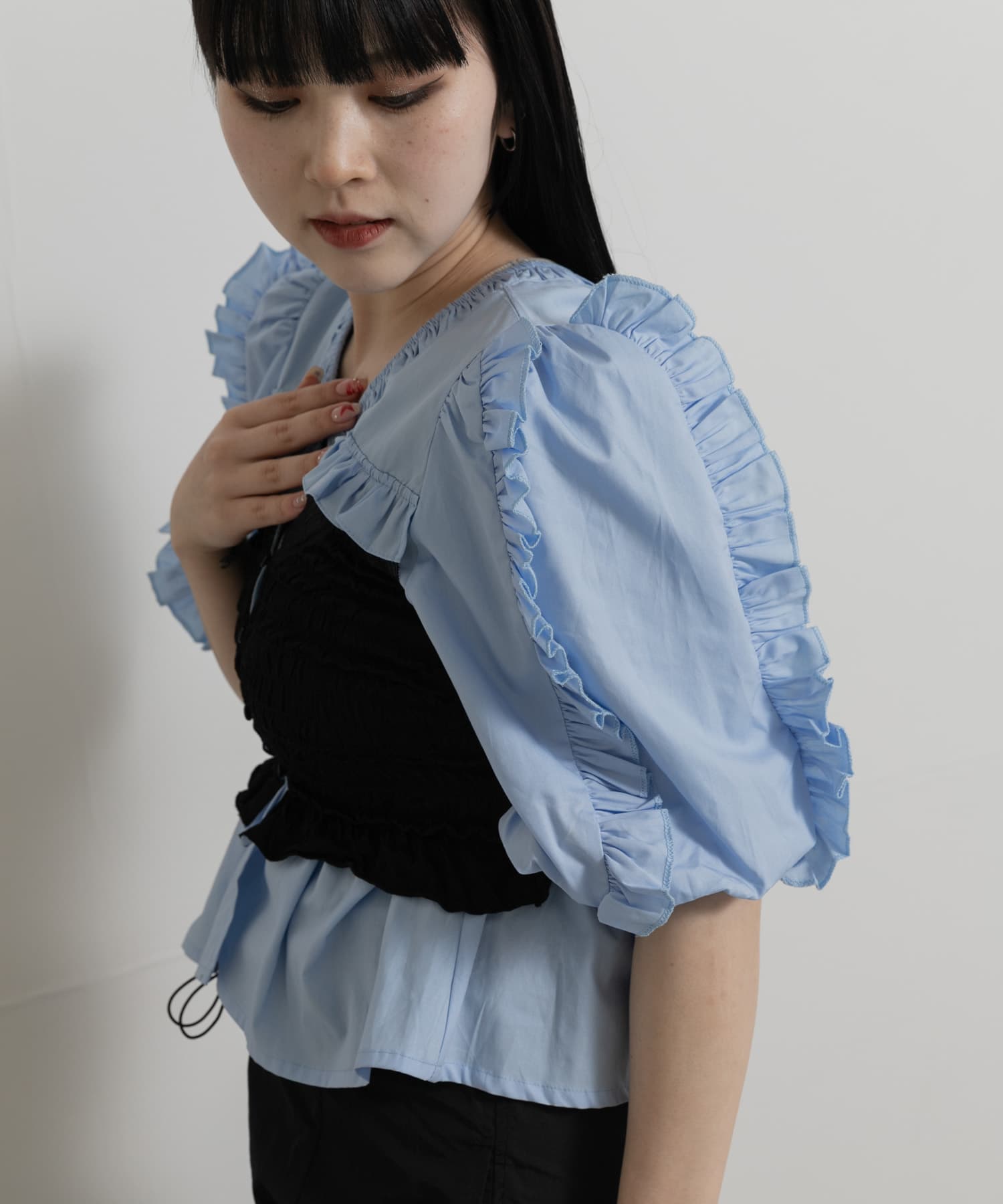 身長：156cm サイズ：FREE