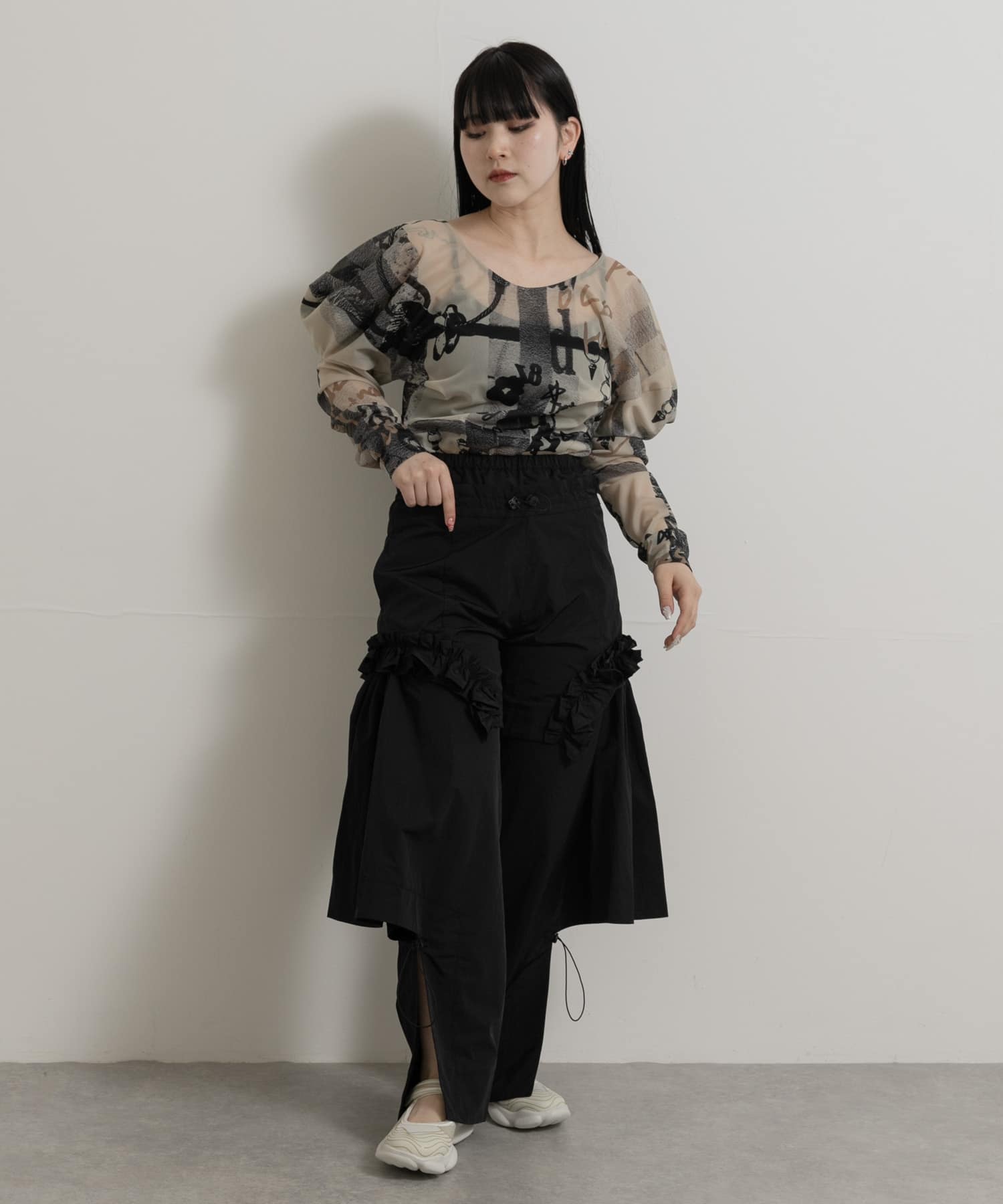 身長：156cm サイズ：FREE