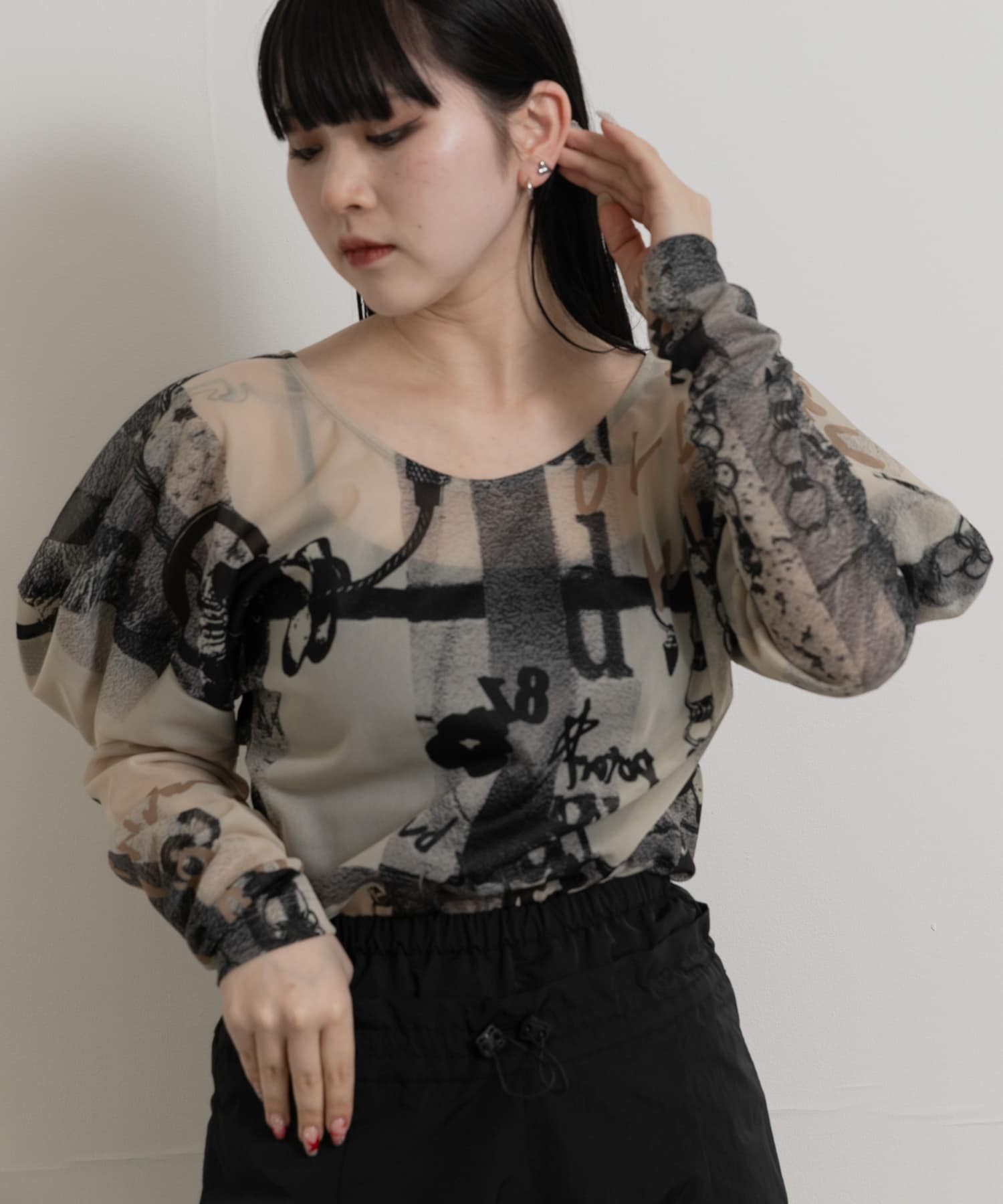 身長：156cm サイズ：FREE