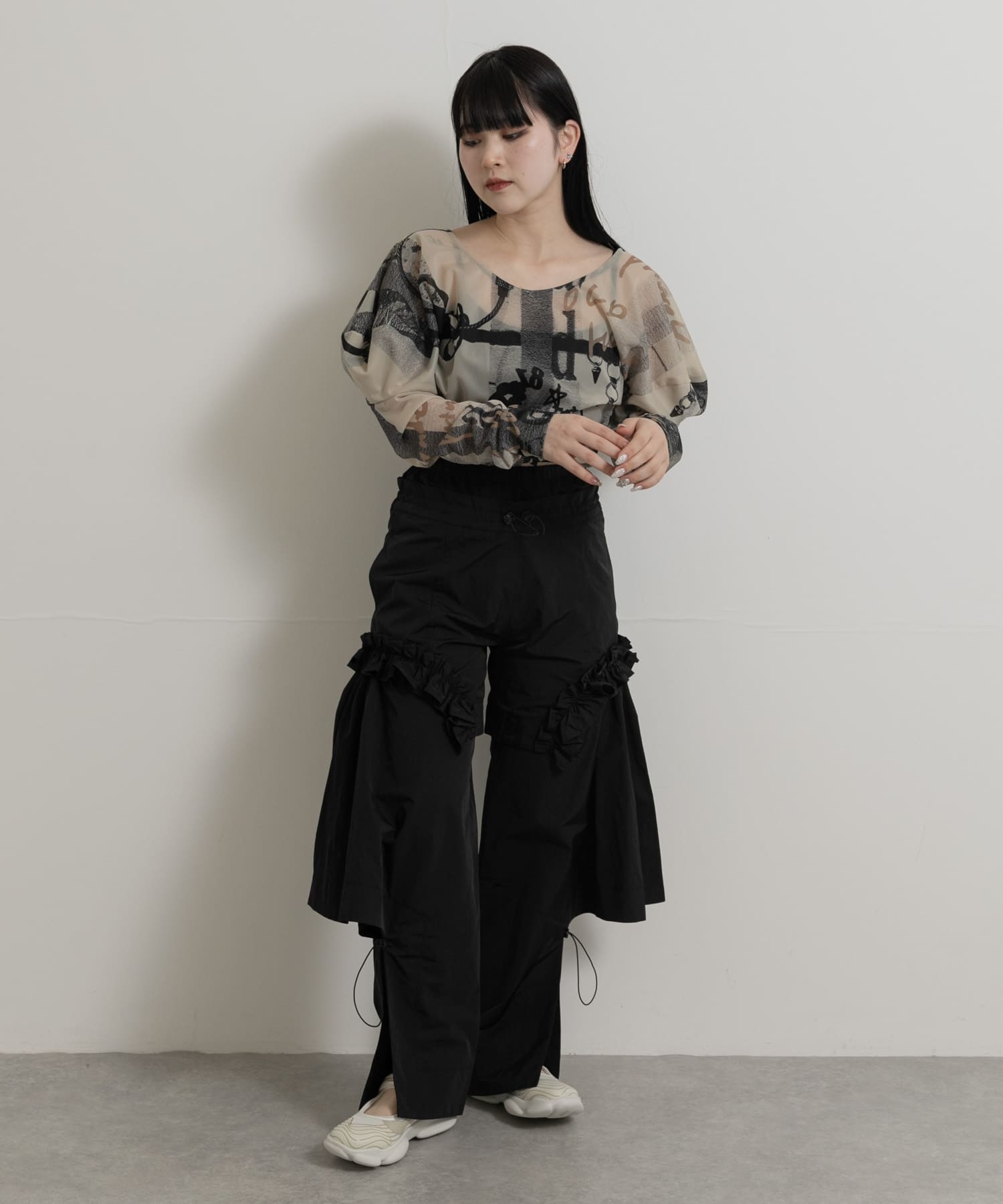 身長：156cm サイズ：FREE