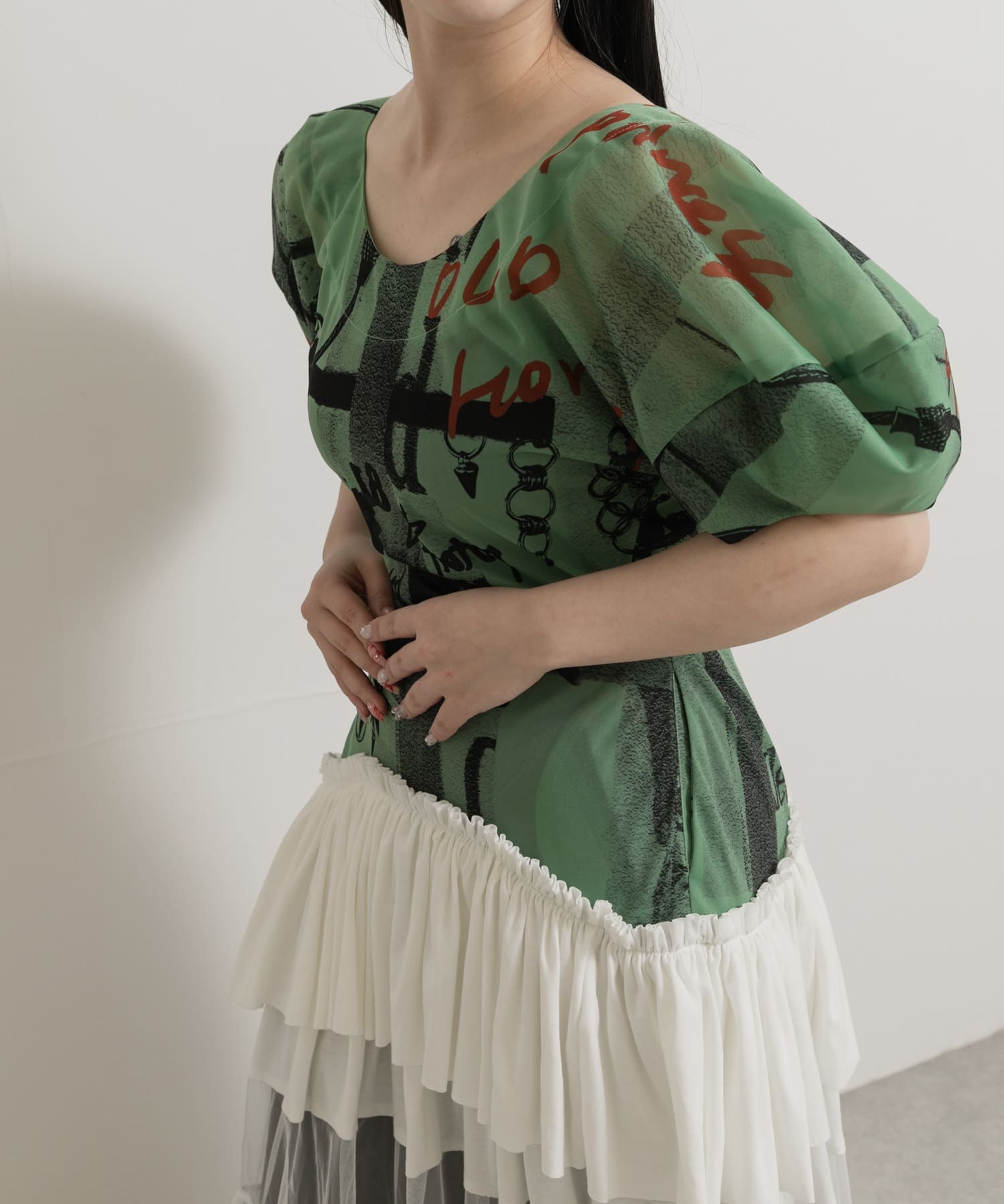 身長：156cm サイズ：FREE