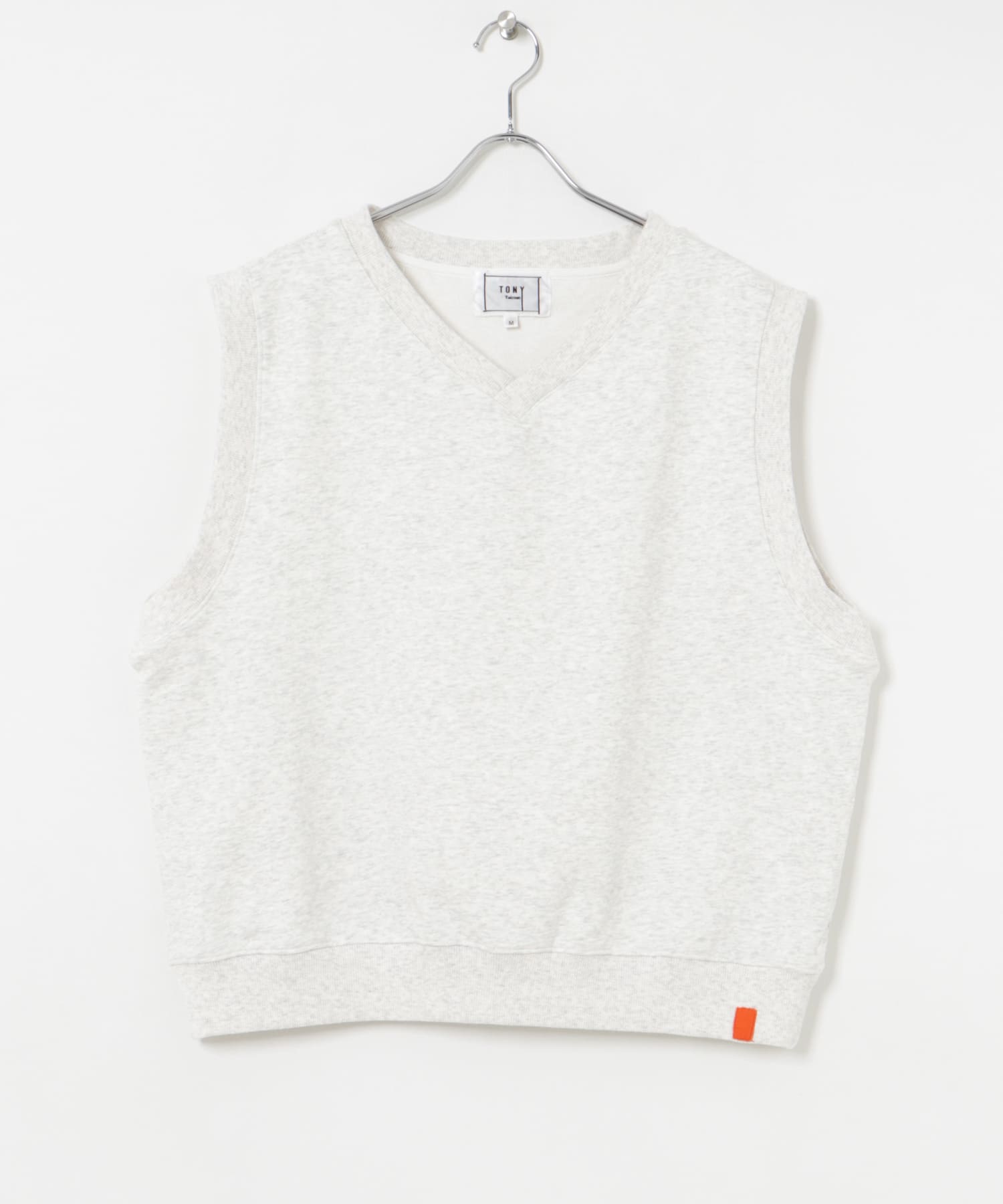 TONY　MM SWEAT VEST 杢ASH M